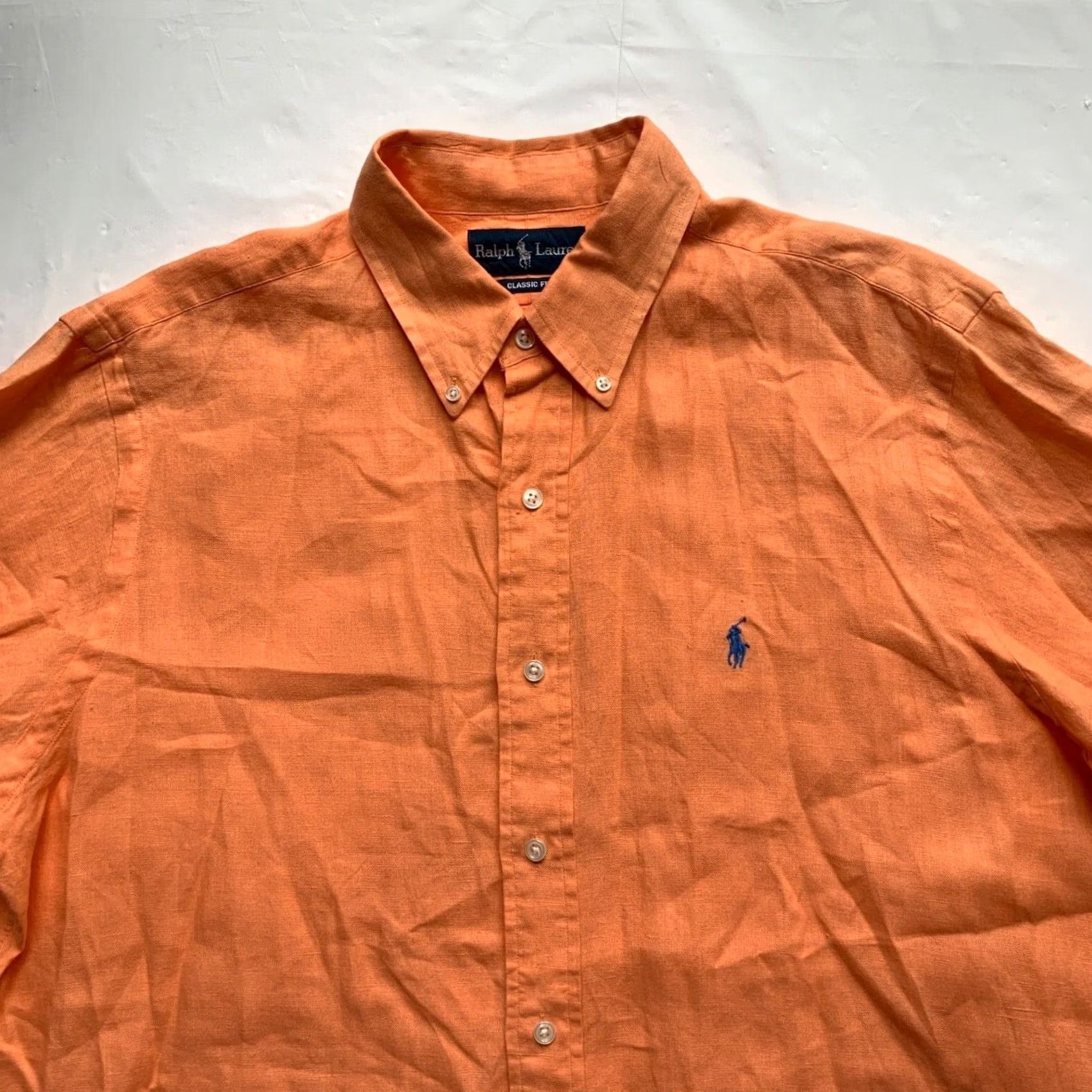 Ralph Lauren Ralph Lauren 100% Linen Shirt Mens Large Classic Fit Button Up Long Sleeve NEW Size US L / EU 52-54 / 3 - 4 Thumbnail