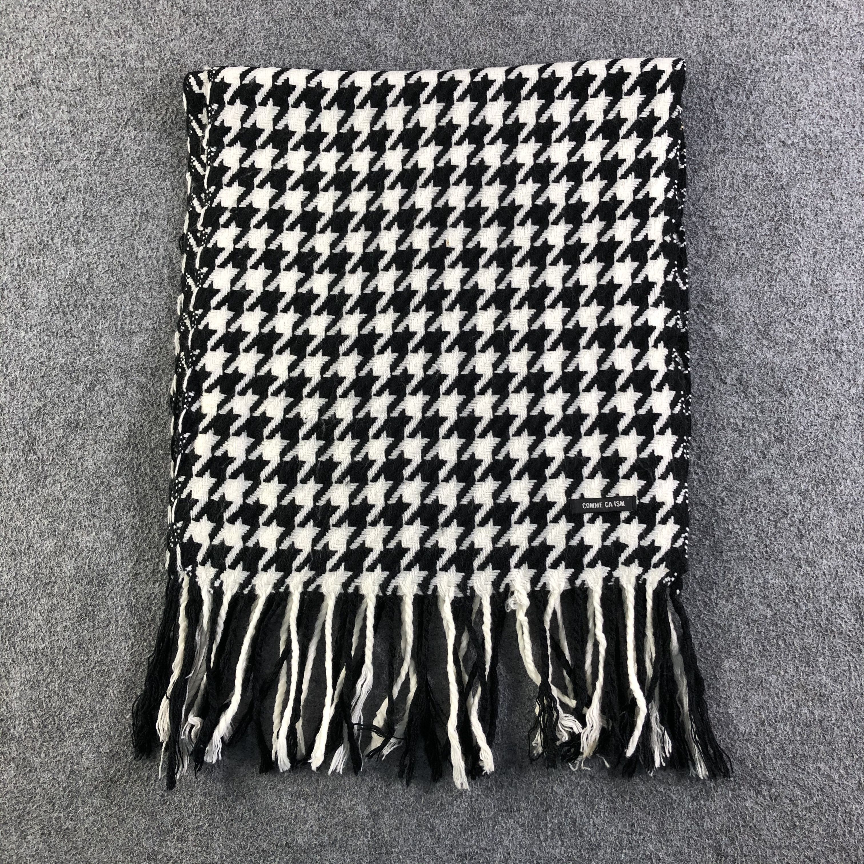 Comme Ca Ism Comme Ca Ism Houndstooth Scarf / Muffler / Neckwear P002 Size ONE SIZE - 2 Thumbnail