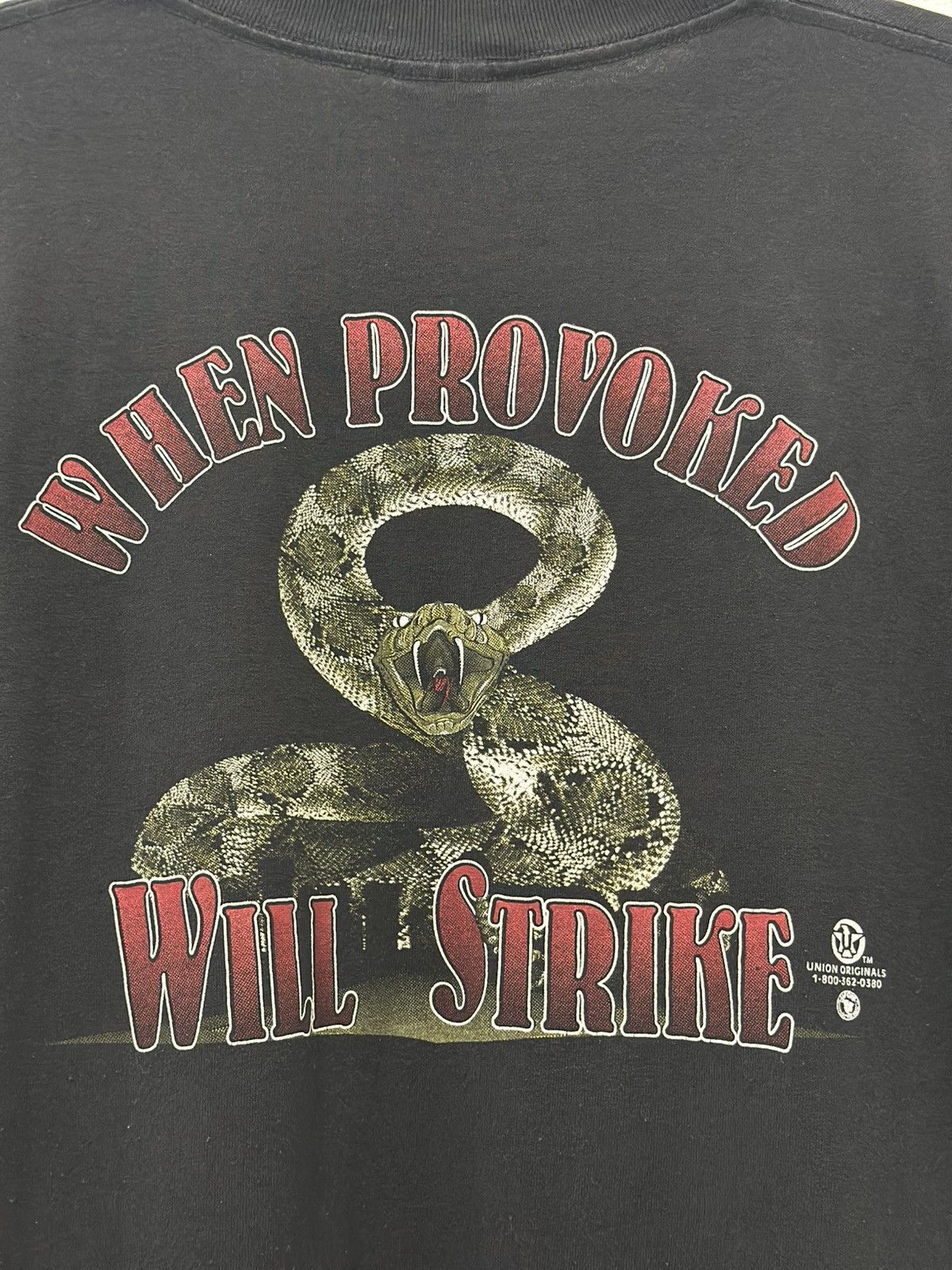 Vintage Vintage 90s Union “When Provoked Will Strike” Snake Python Size US XXL / EU 58 / 5 - 4 Thumbnail