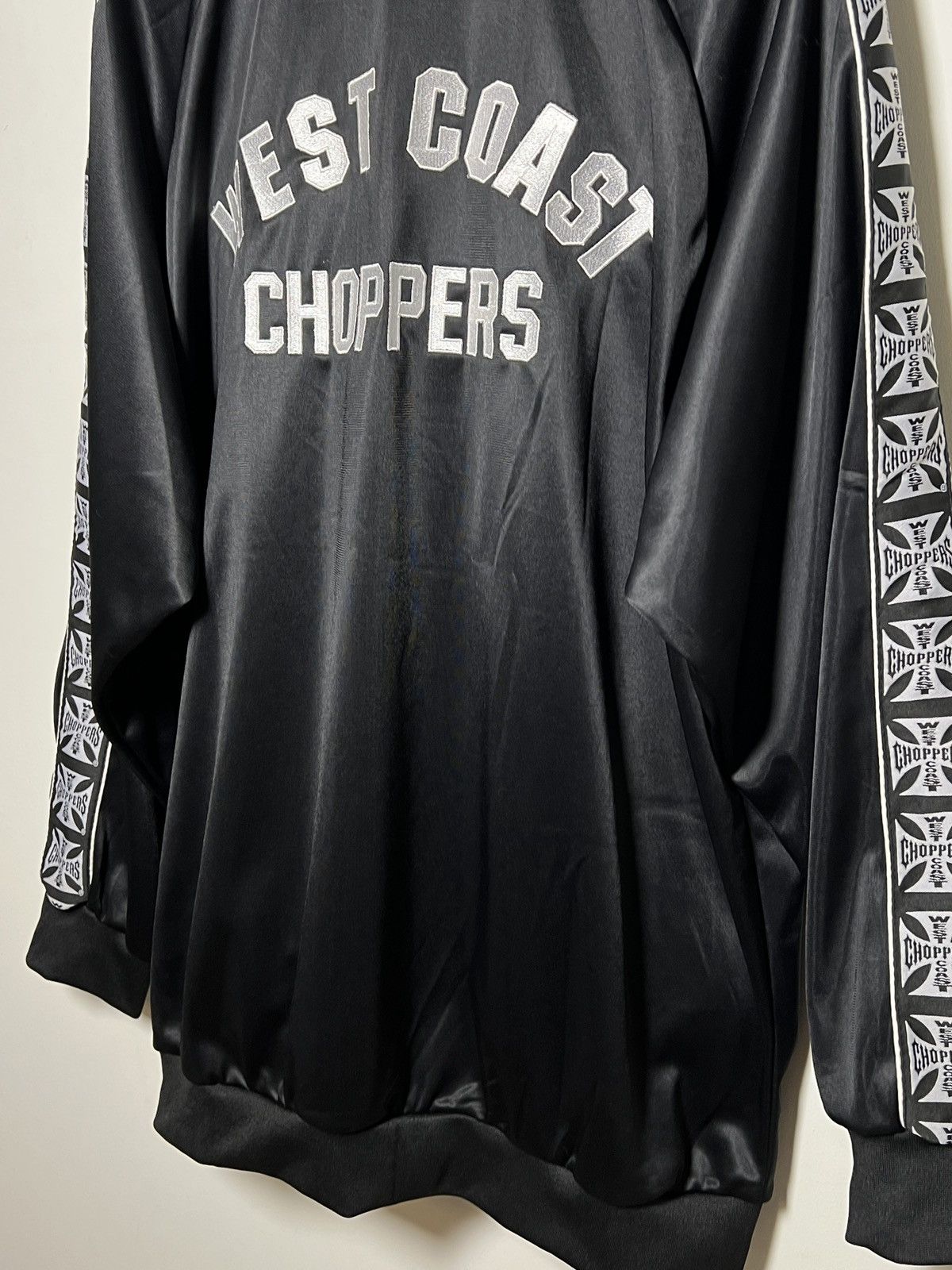 West Coast Choppers West Coast Choppers track jacket in sleek black Size US XXL / EU 58 / 5 - 9 Thumbnail