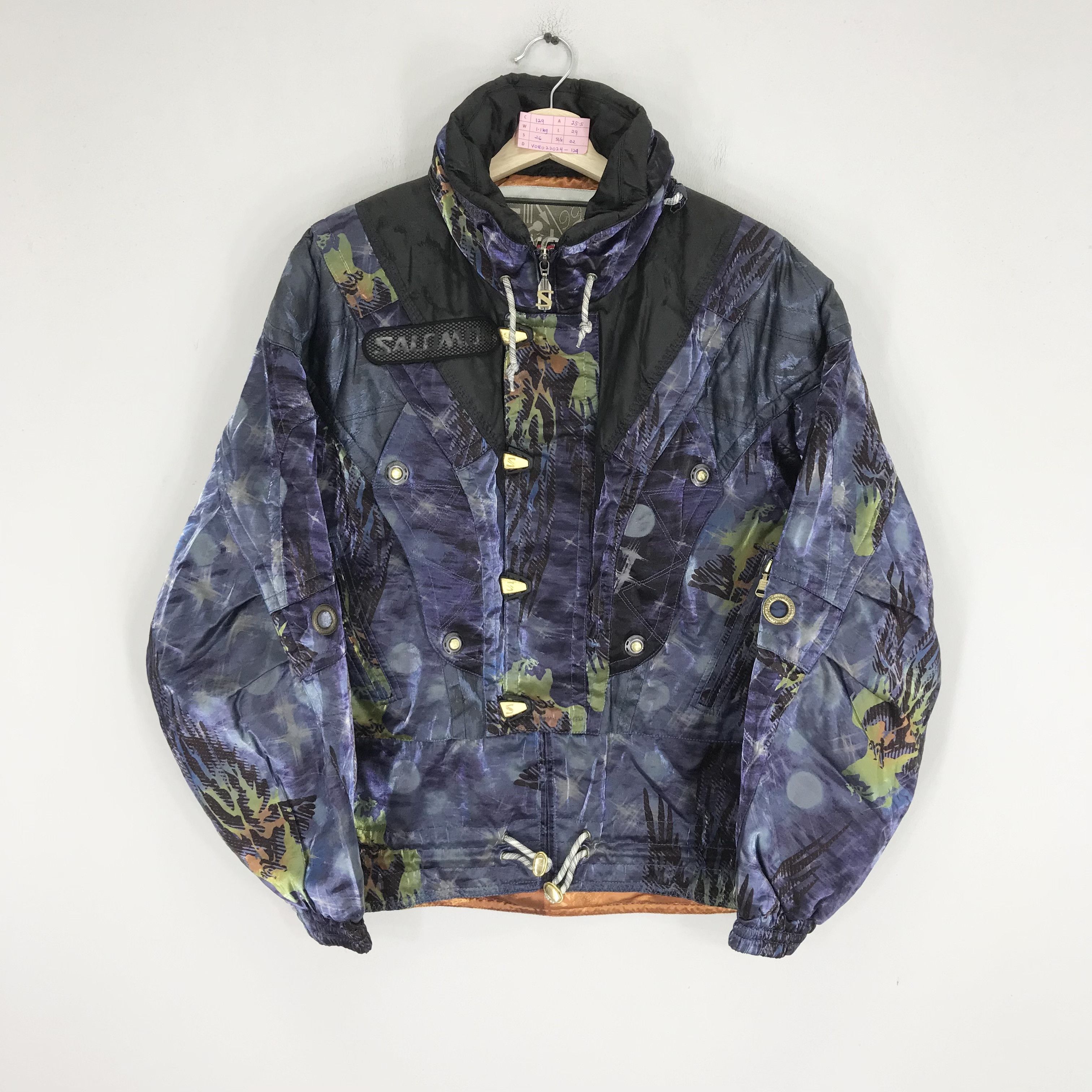 Salomon × Vintage Vintage 90s SALOMON Multicolour Ski Jackets 