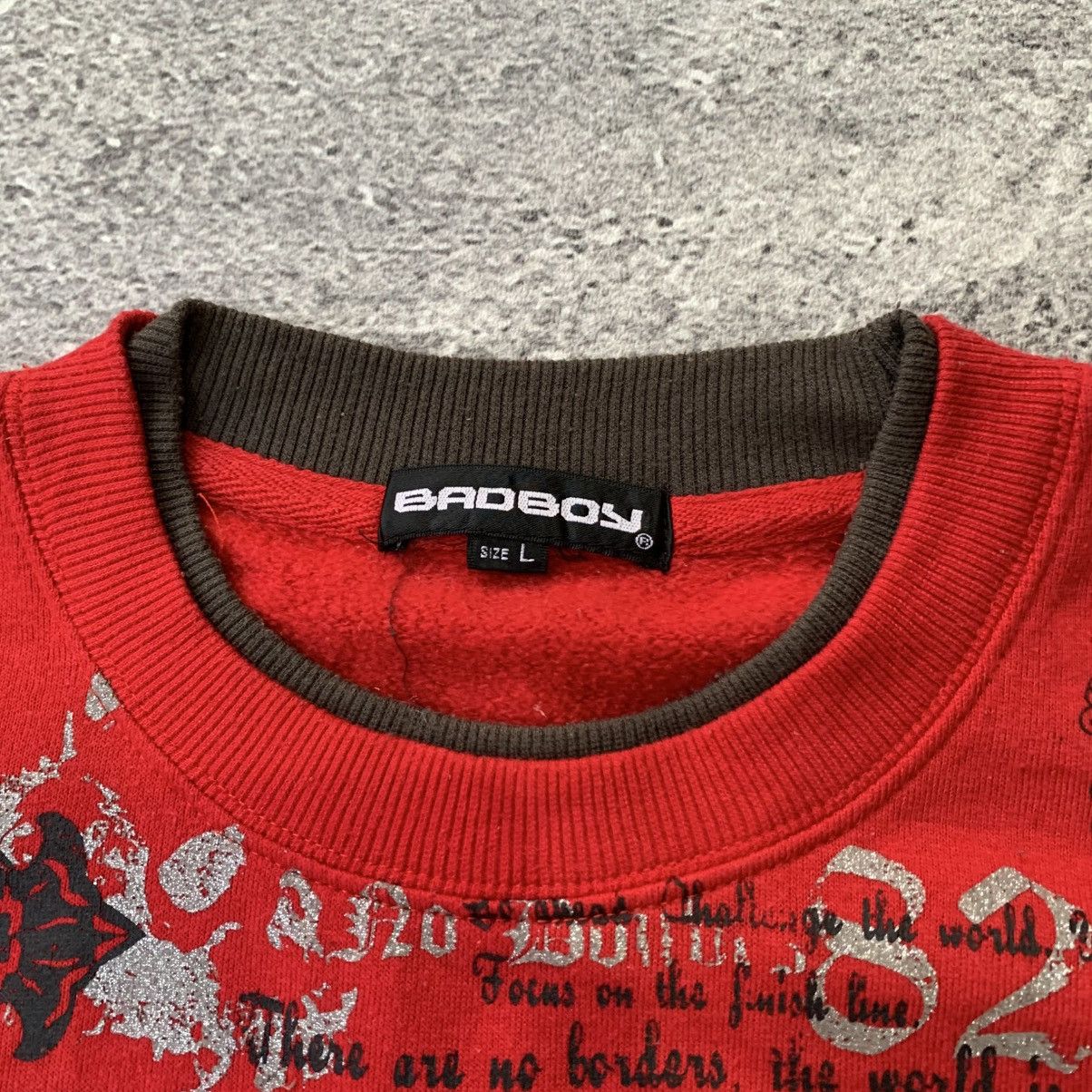 Japanese Brand Badboy-Poem Double Collar Sweatshirt ifsixwasnine lgb style Size US L / EU 52-54 / 3 - 4 Thumbnail