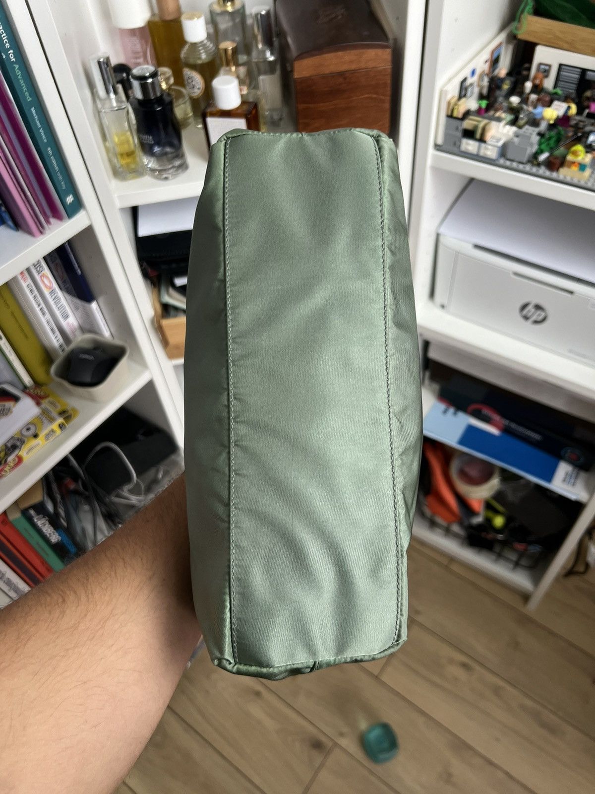 Designer × Prada × Vintage Vintage y2k Prada Tessuto City shoulder / hand bag designer Size ONE SIZE - 6 Thumbnail
