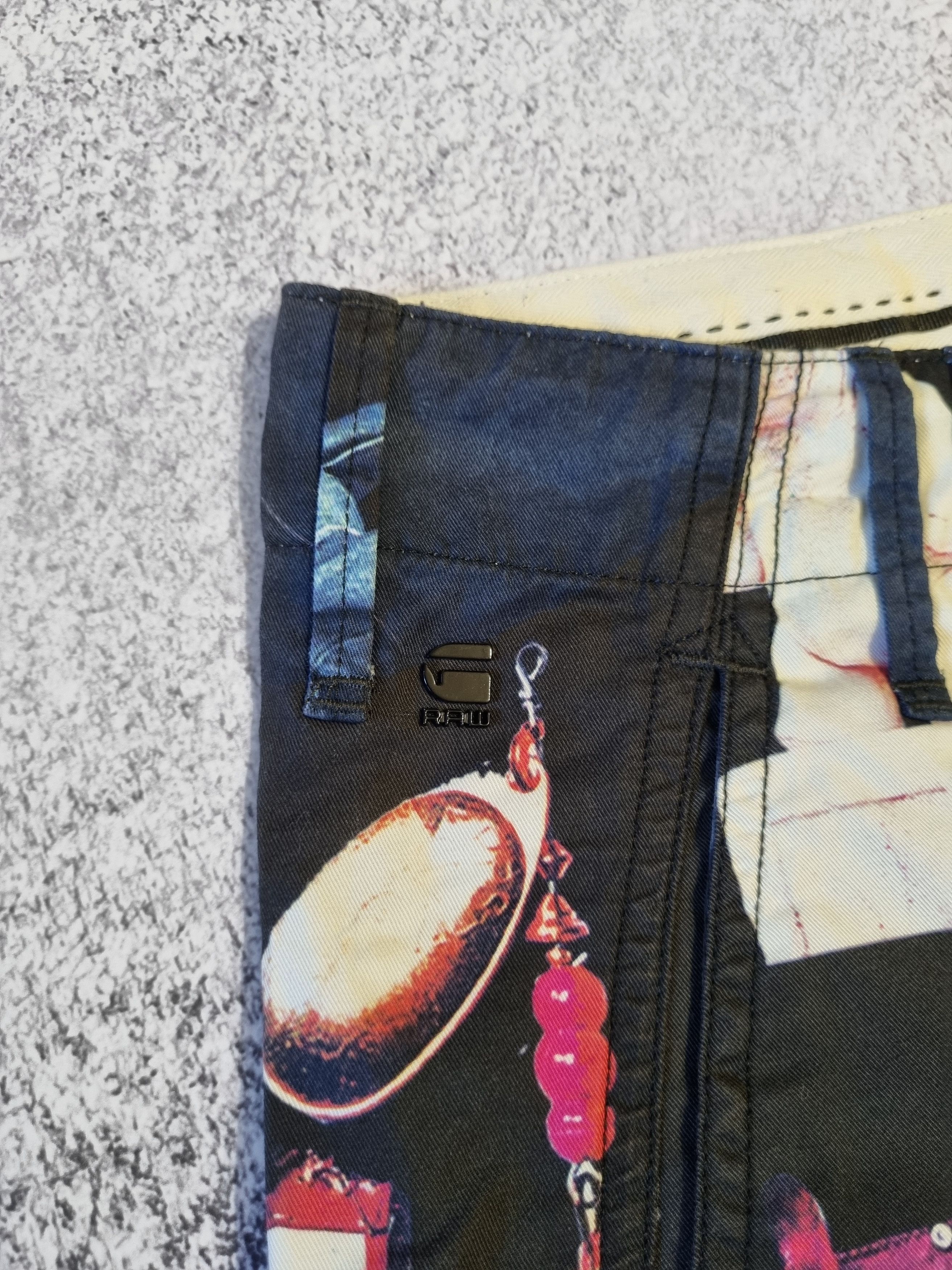 G-Star G-Star Raw Multiprint Vetar Chino Shorts Size US 32 / EU 48 - 5 Thumbnail