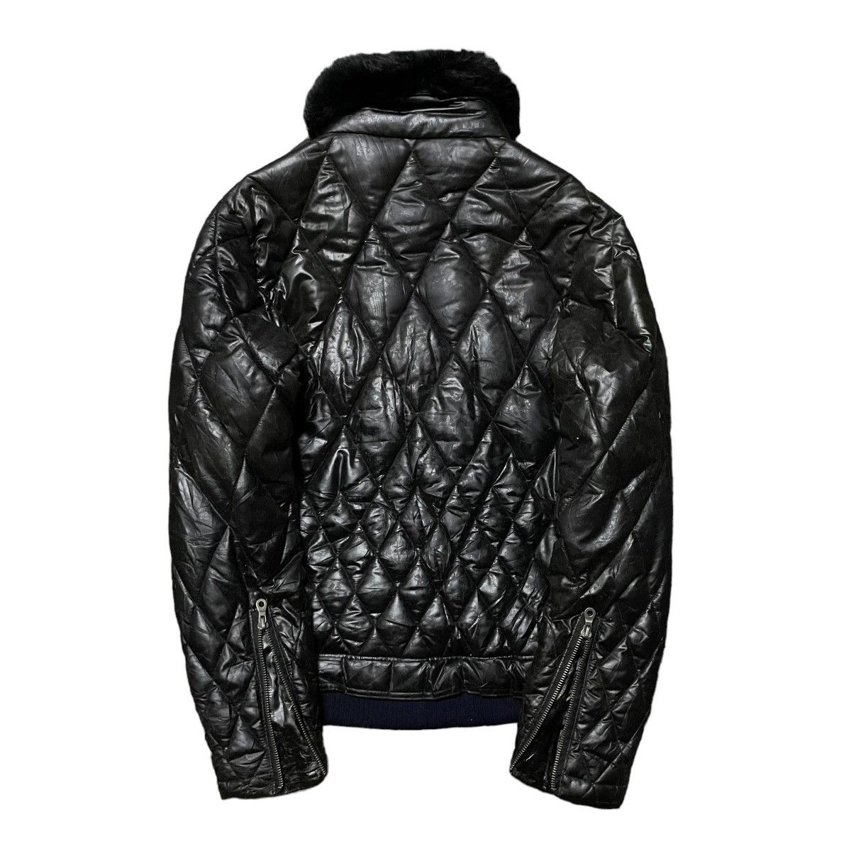If Six Was Nine × JACKROSE × Share Spirit Homme ☠️DOPE☠️☠️- JACKROSE QUILTED PUFF BIKERS JACKET DETACHED FURR Size US M / EU 48-50 / 2 - 2 Thumbnail