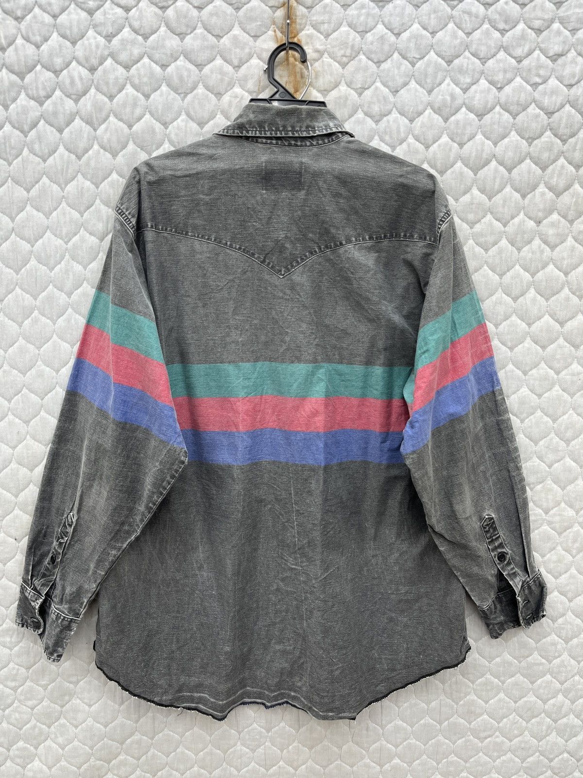Wrangler 🔥🔥🔥ARCHIVE VINTAGE WRANGLER BRUSH POPPER SHIRTS Size US L / EU 52-54 / 3 - 4 Thumbnail