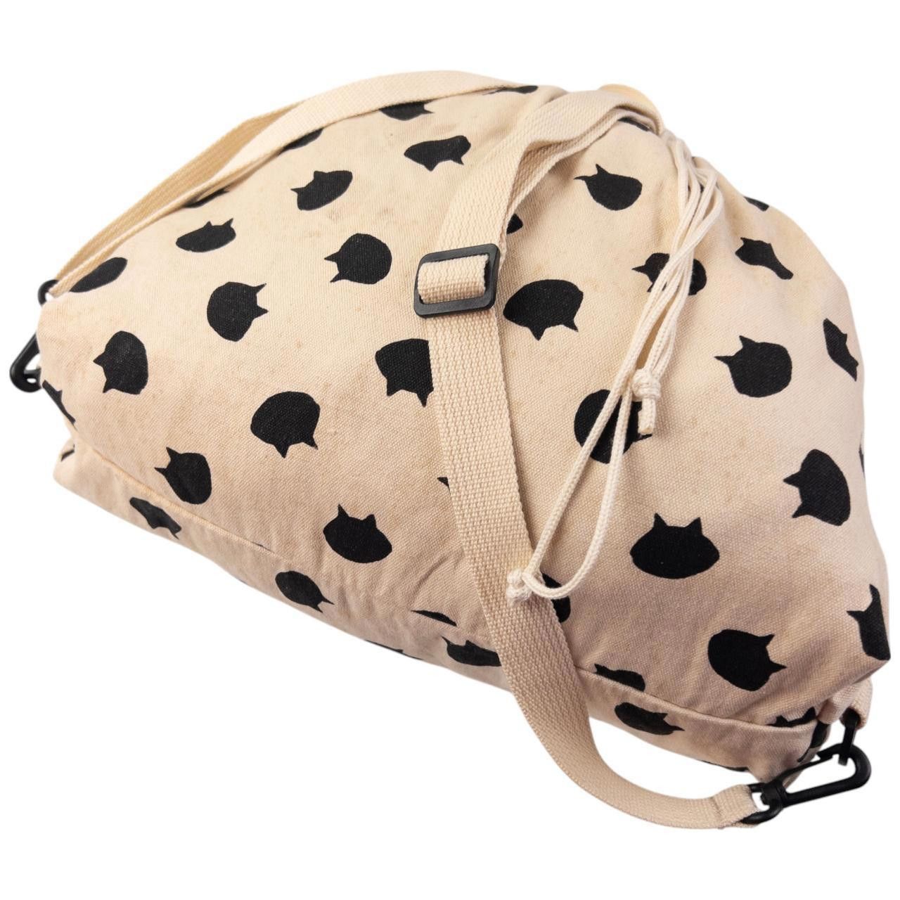 Issey Miyake Vintage Ne-Net By Issey Miyake Cat Drawstring Backpack Size ONE SIZE - 8 Thumbnail