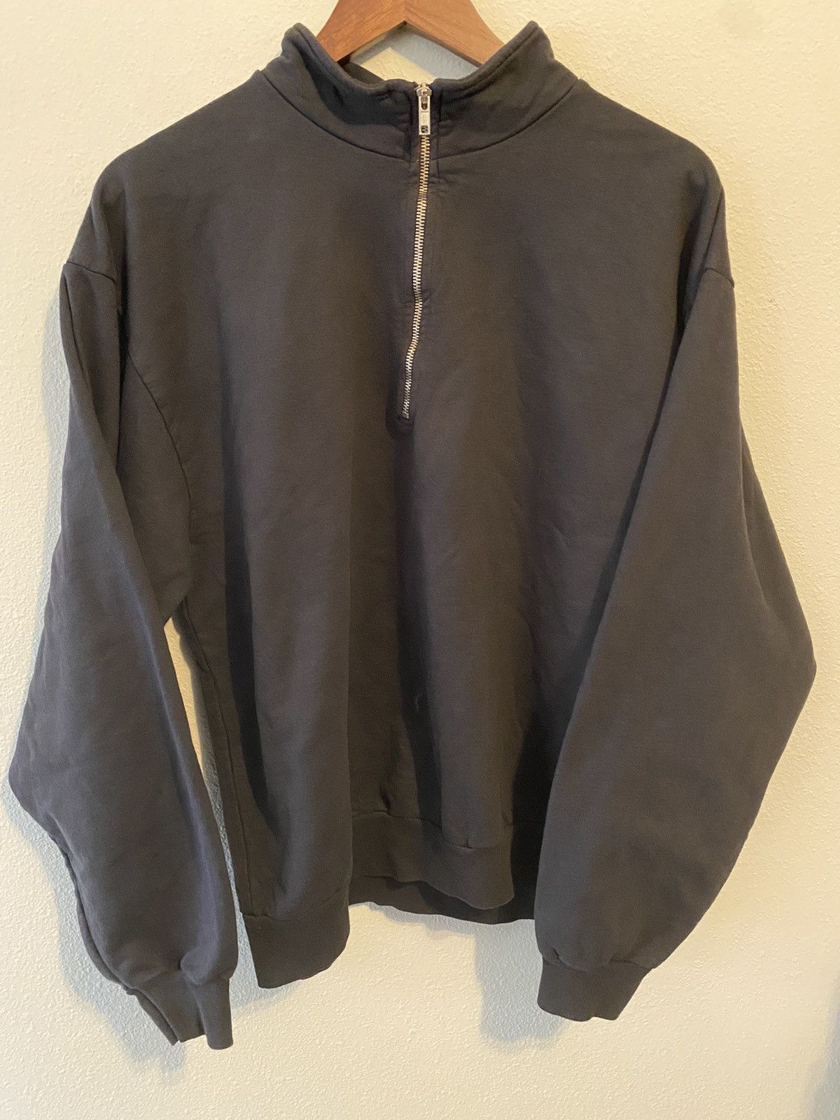 Pre-owned Kanye West X Los Angeles Apparel Sample La Apparel 1/4 Zip Sweatshirt