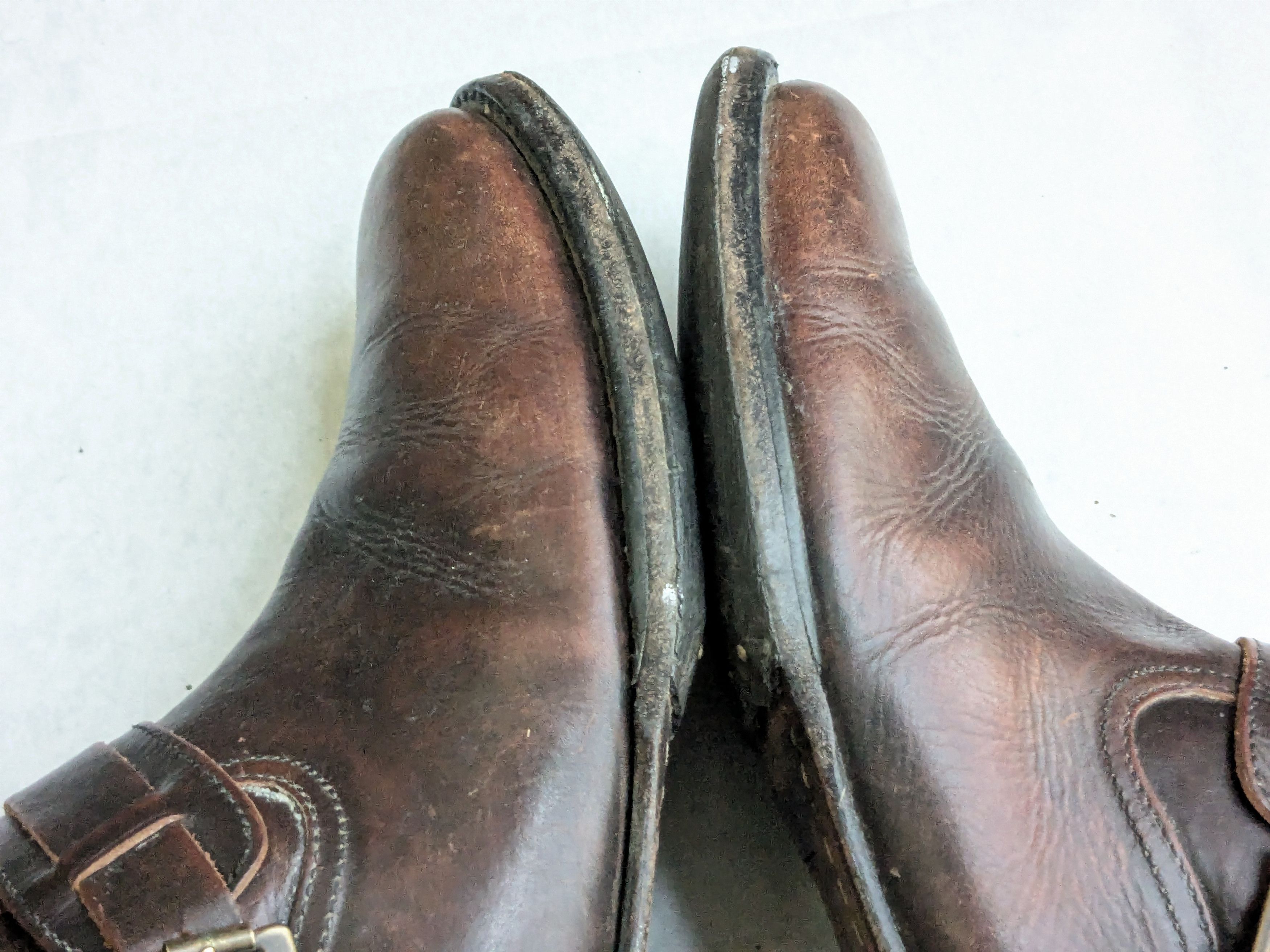 Frye Frye Engineer Boots Brown 10.5 Leather Buckle Size US 10.5 / EU 43-44 - 6 Thumbnail