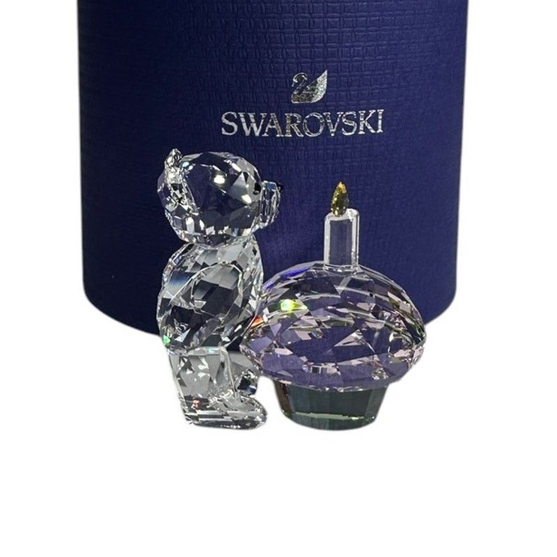 Swarovski Swarovski Bear Time To Celebrate Cupcake Crystal Figurine Size ONE SIZE - 1 Thumbnail