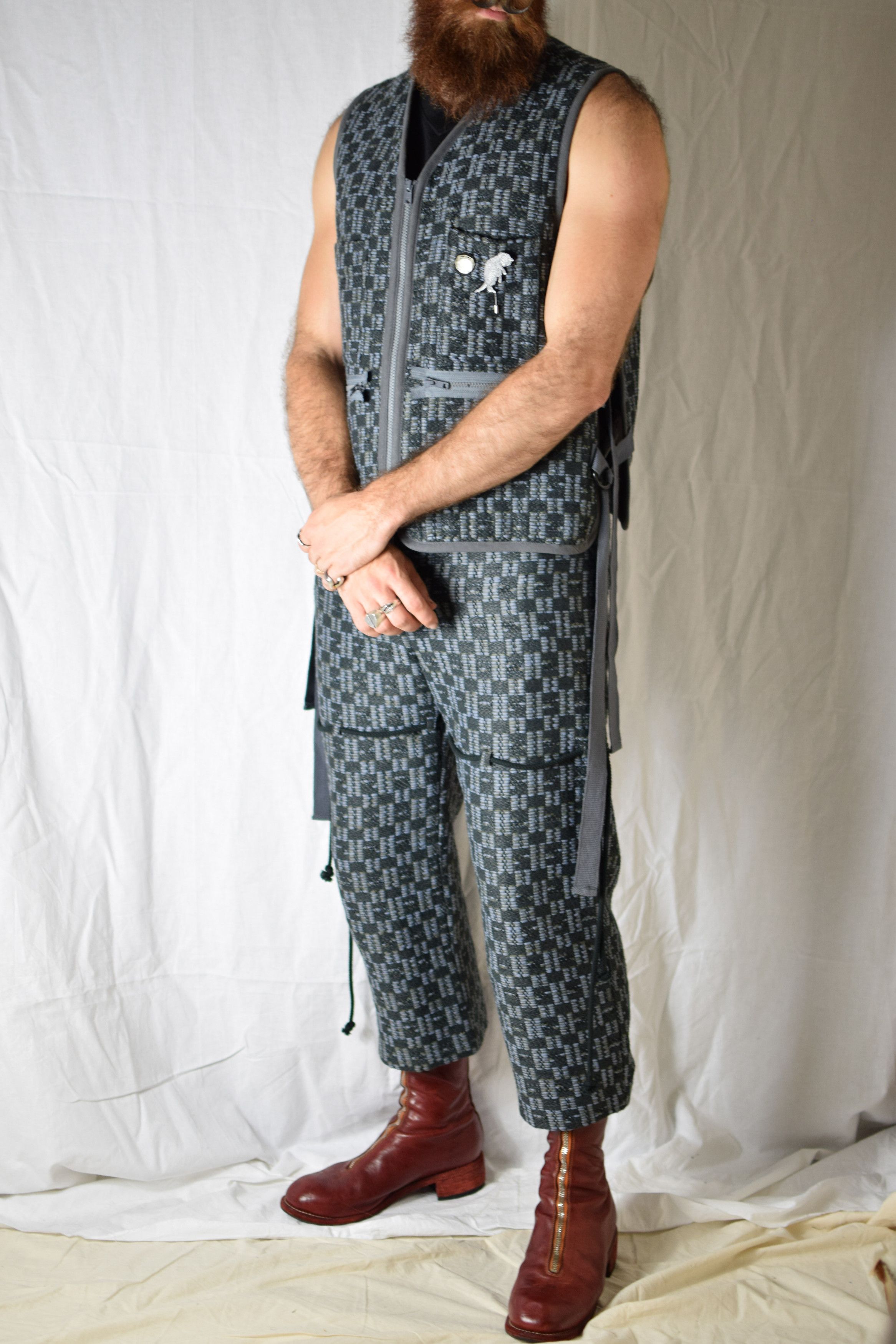 Song For The Mute SftM 21.1 Naive Work Pants - MPT075_LEGOBLU Size US 32 / EU 48 - 7 Thumbnail