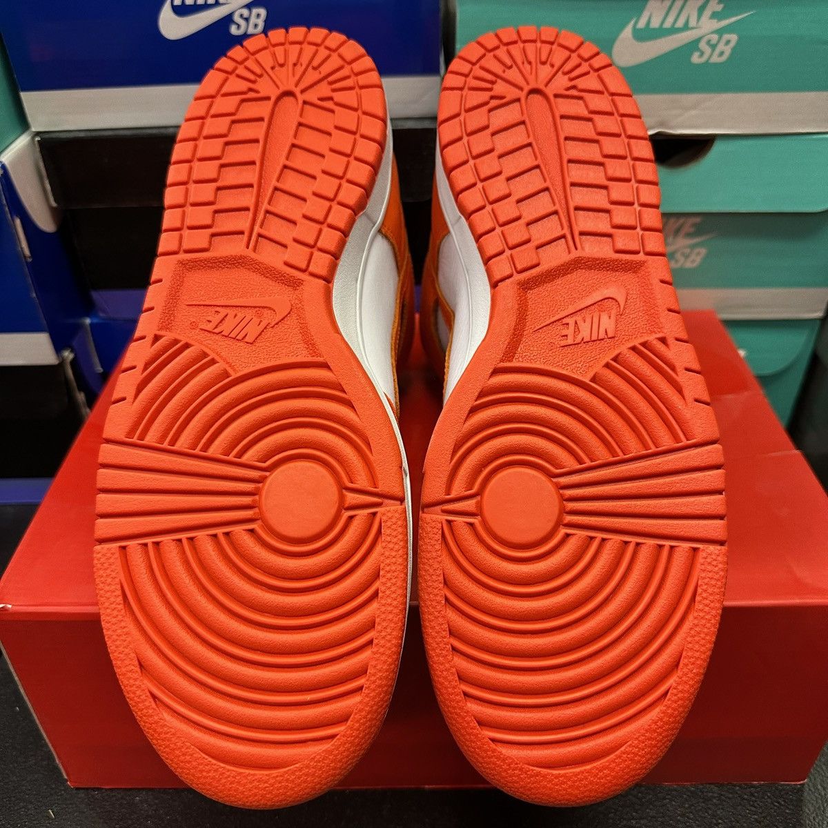 Nike Size 10.5 - Nike Dunk High Retro QS Syracuse 2016 850477-101 Size US 10.5 / EU 43-44 - 5 Thumbnail