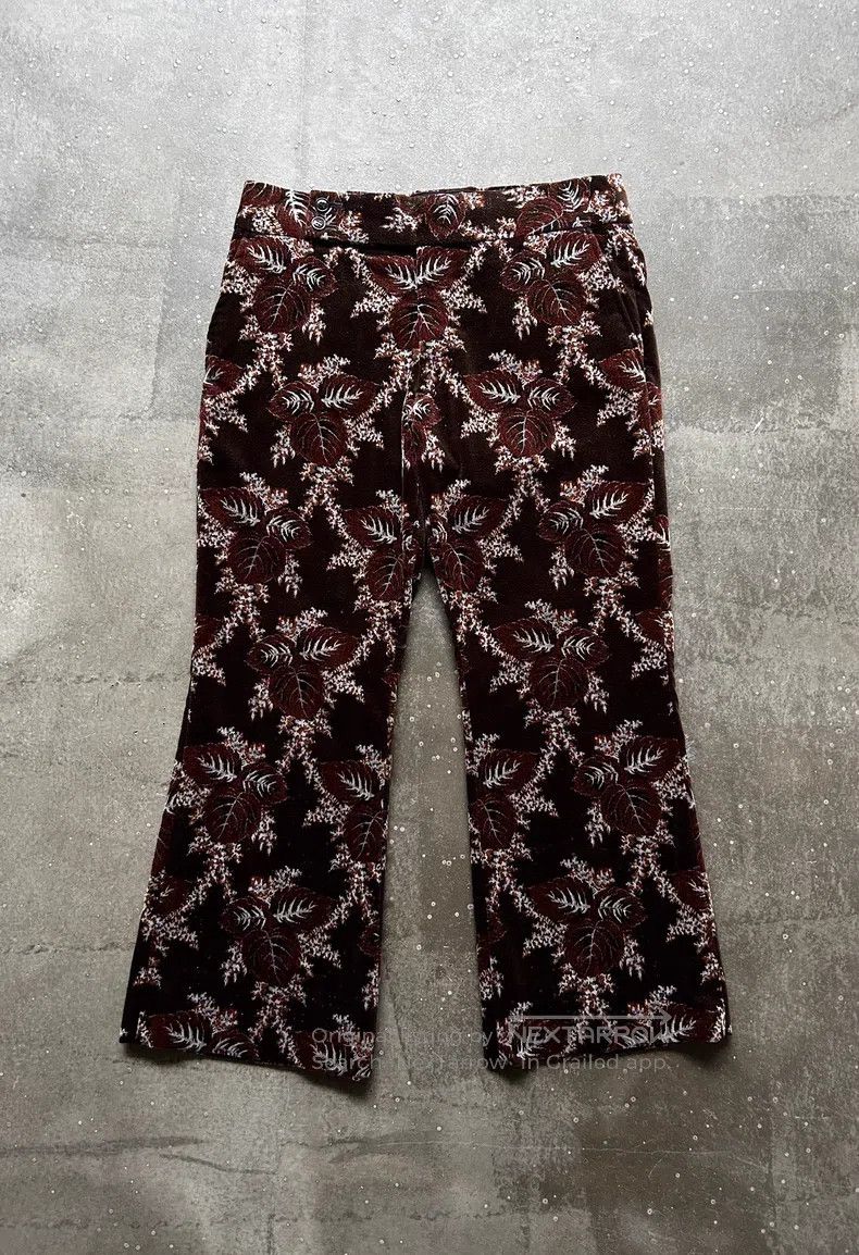 Comme des Garcons Comme des Garcons size M Floral Ankle Pants Size 23" - 1 Thumbnail
