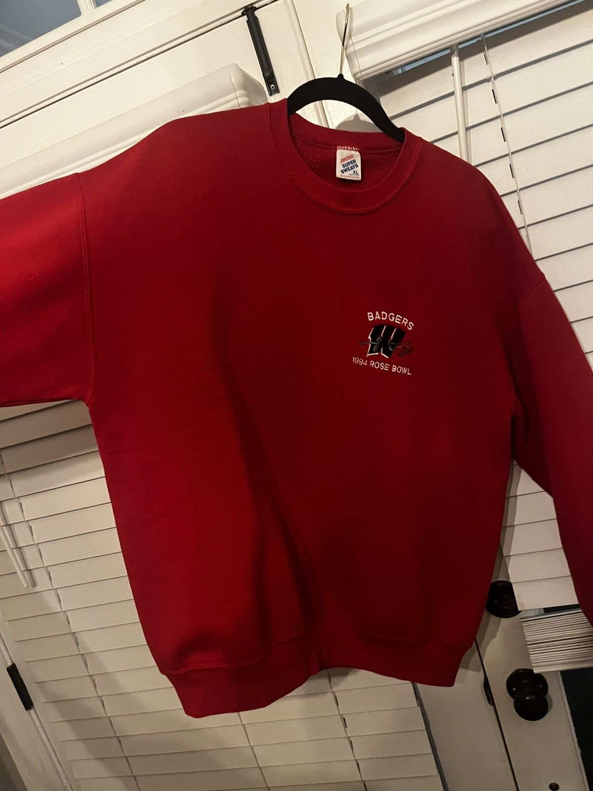 Jerzees Vintage crewneck 1994 Wisconsin Size US XL / EU 56 / 4 - 2 Thumbnail