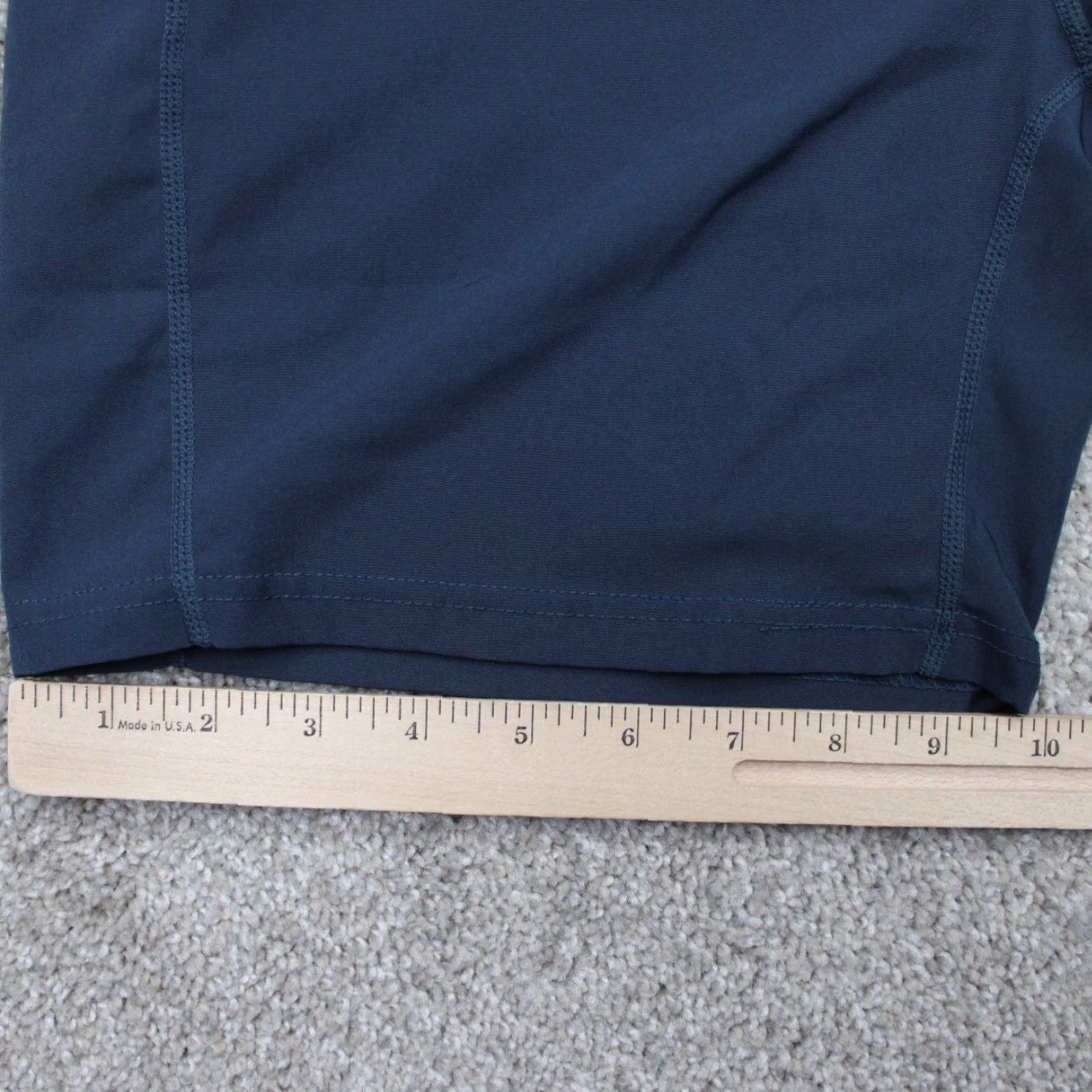 Vintage Swet Tailor Shorts Mens Small Blue Drawstring 7" Inseam Athletic Gym & Training | 93% Polyester 7% Spandex Size US 29 - 6 Thumbnail