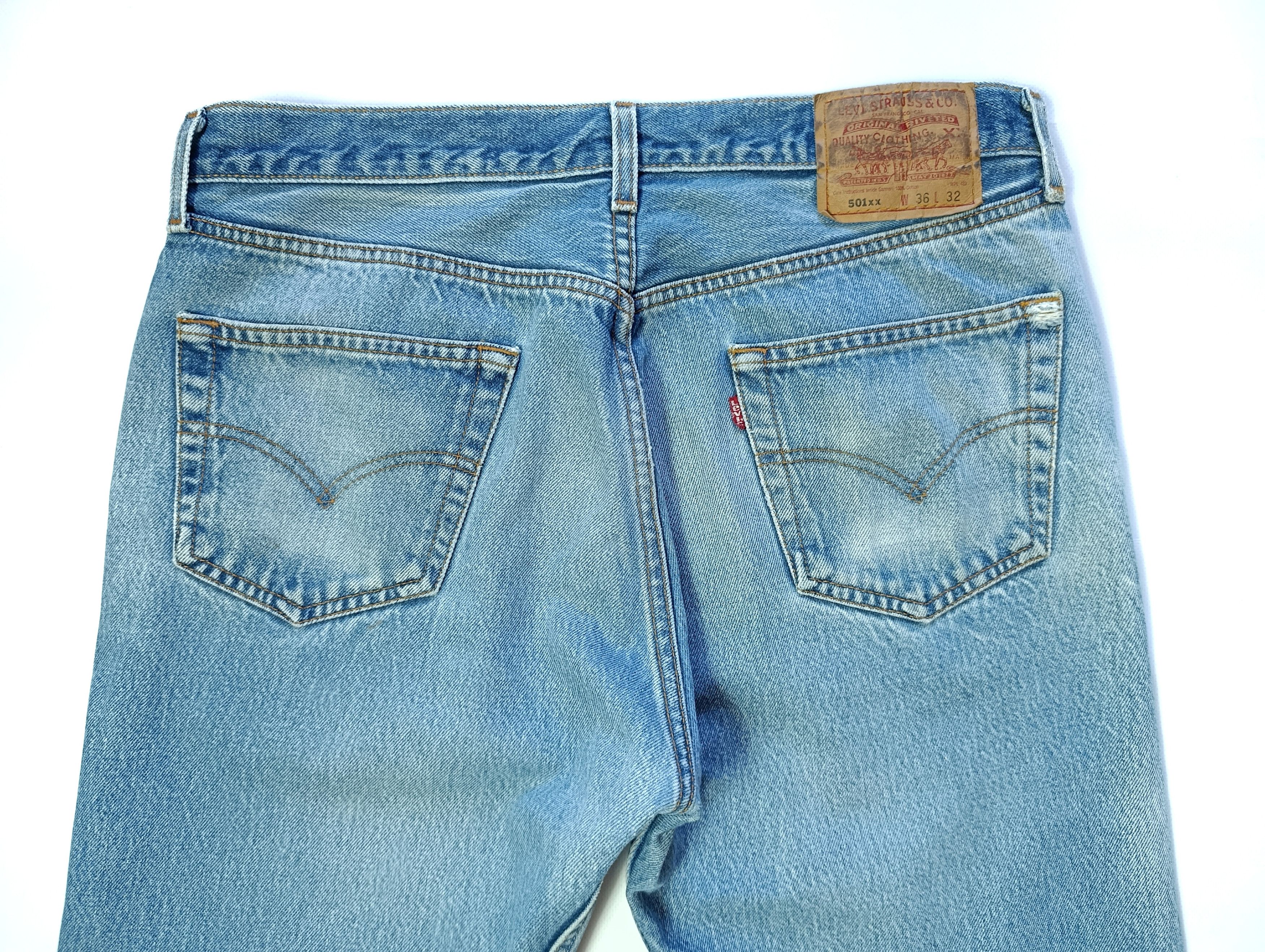 Levi's Vintage Clothing Vintage Levis 501xx Mexico Distressed Denim Pants Size US 32 / EU 48 - 7 Thumbnail
