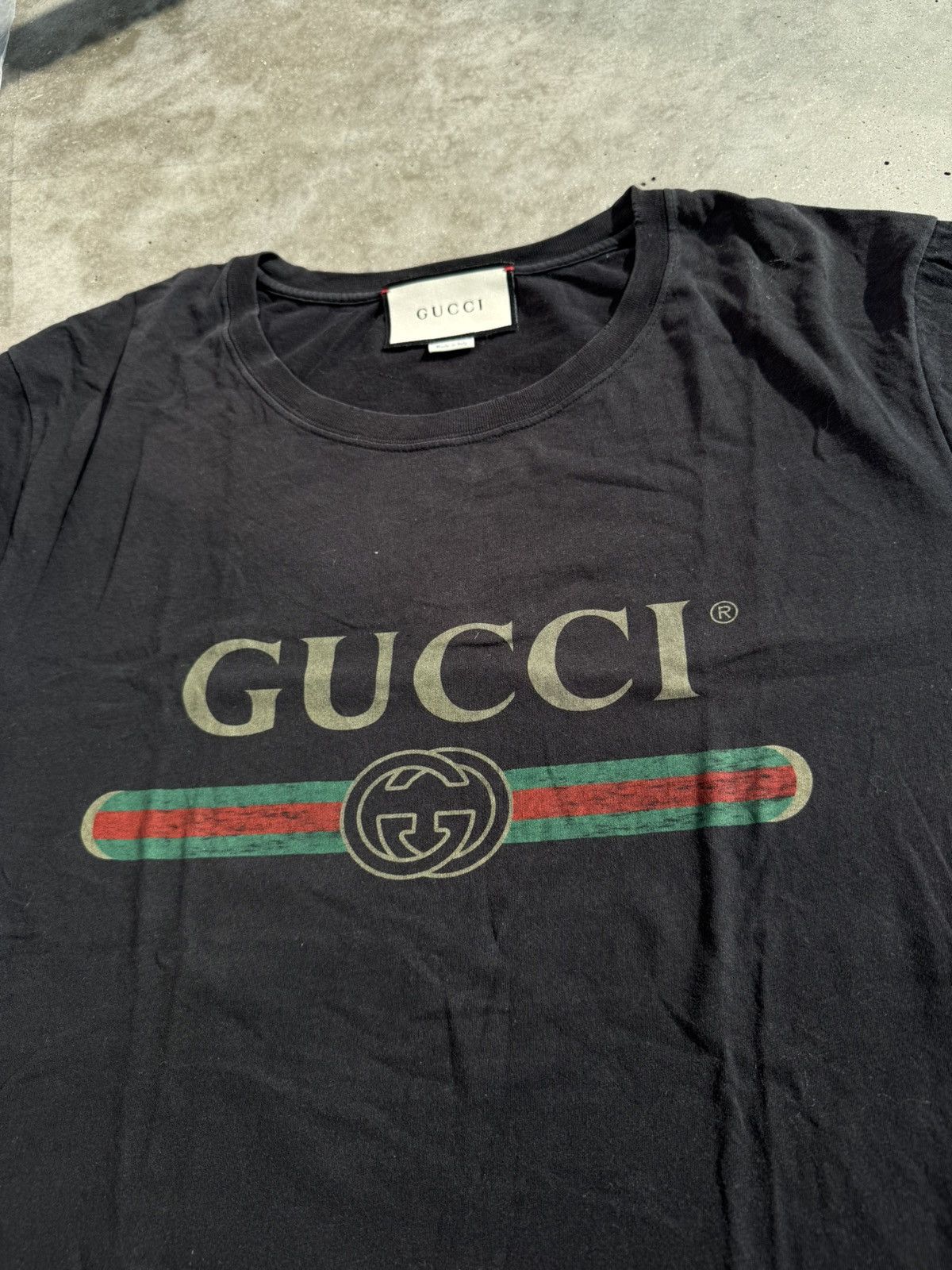 Designer × Gucci GUCCI vintage „fake” Logo T-shirt Size US M / EU 48-50 / 2 - 4 Thumbnail