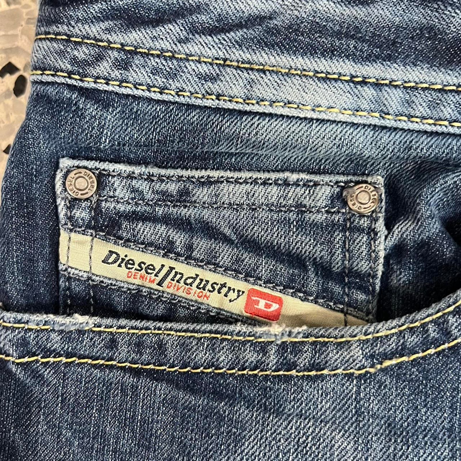 Diesel × Vintage VINTAGE Y2K DIESEL DENIM PANTS: Size US 32 / EU 48 - 5 Thumbnail