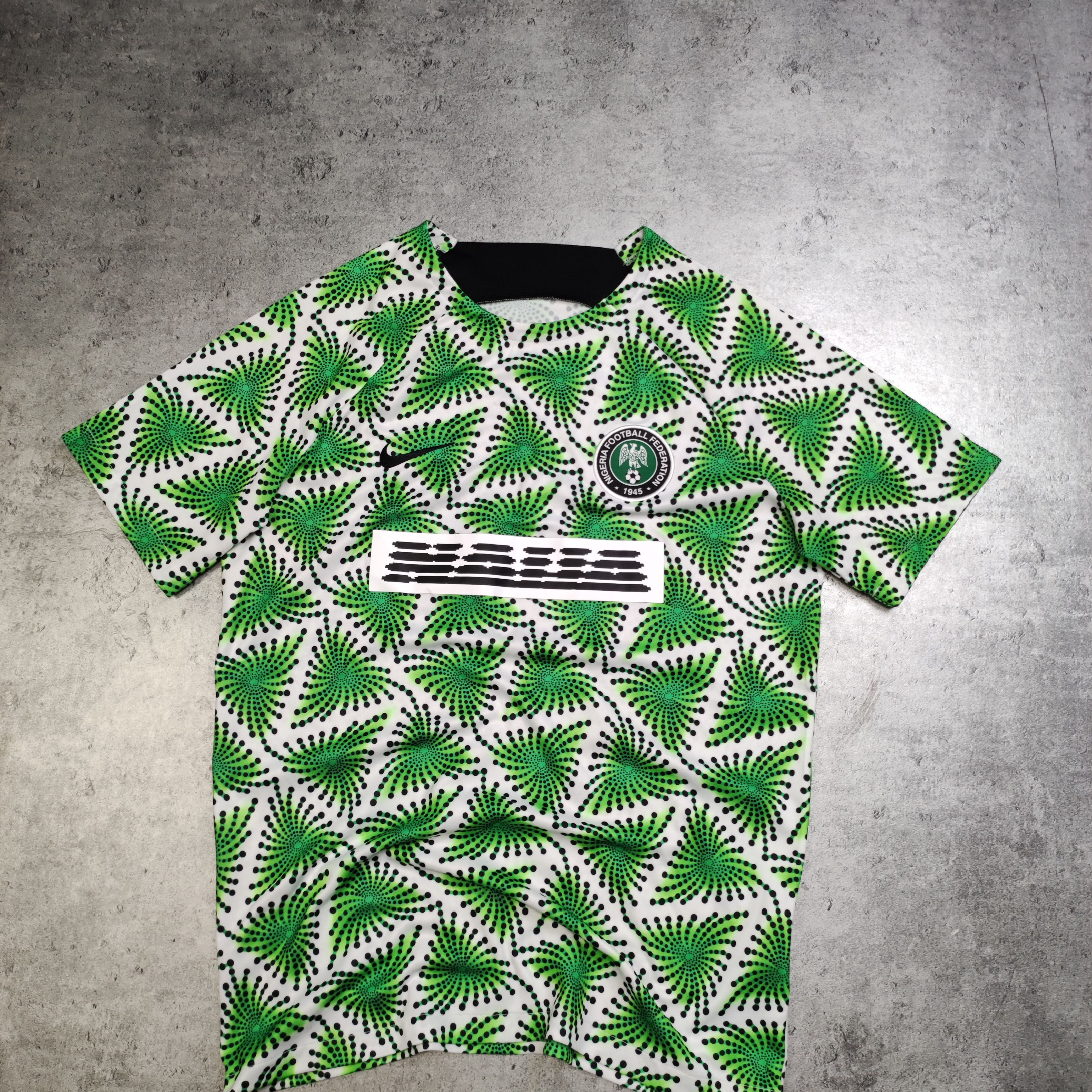 Other RARE Vintage Nike World Cap Football Nigeria Pre Match Kit Size US M / EU 48-50 / 2 - 2 Thumbnail