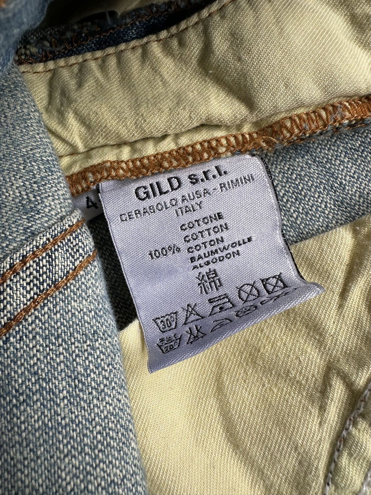 Andrew Mackenzie 00's archive Andrew Mackenzie hybrid distressed denim Size US 31 - 20 Thumbnail