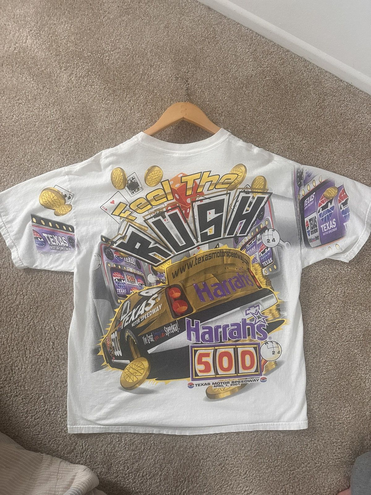 Vintage Vintage Nascar Tee Size US XL / EU 56 / 4 - 2 Thumbnail