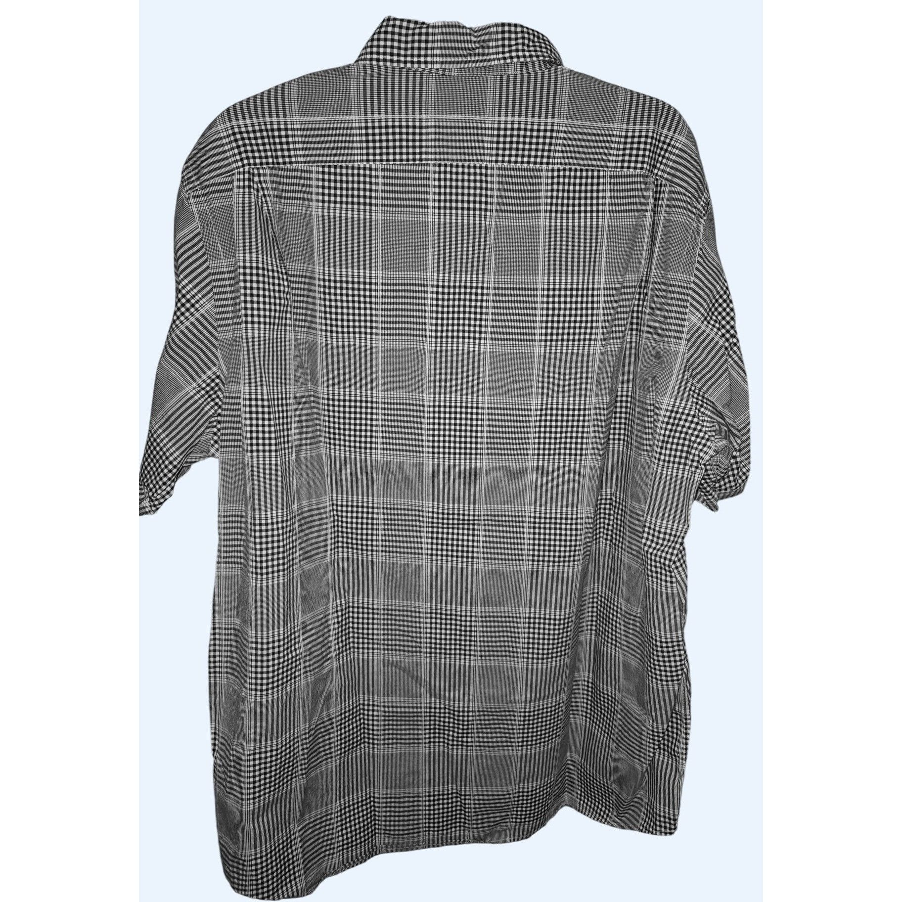 Vintage Cremieux Mens XL Black White Plaid Short Sleeve Button-Up Sh Size US XL / EU 56 / 4 - 5 Thumbnail