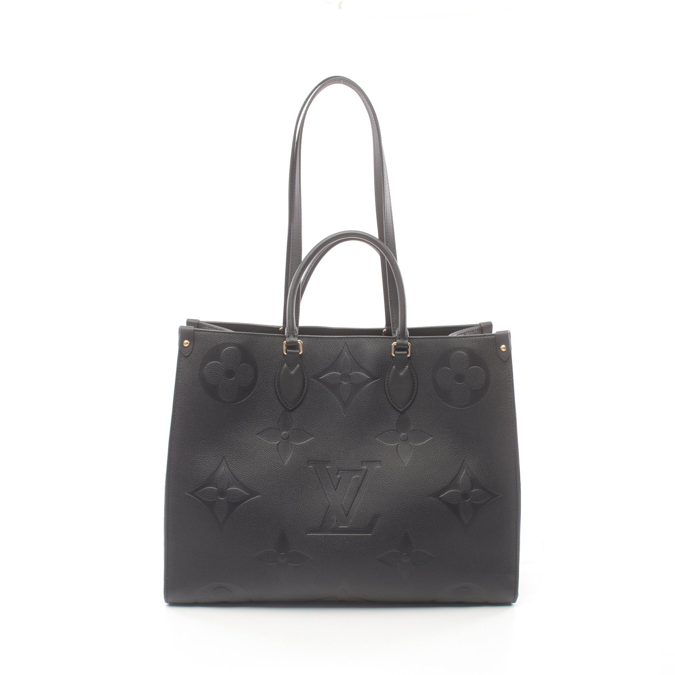 Louis Vuitton Louis Vuitton On-The-Go Gm Monogram Empreinte Noir Shoulder Bag Tote Leather Black Size ONE SIZE - 1 Thumbnail