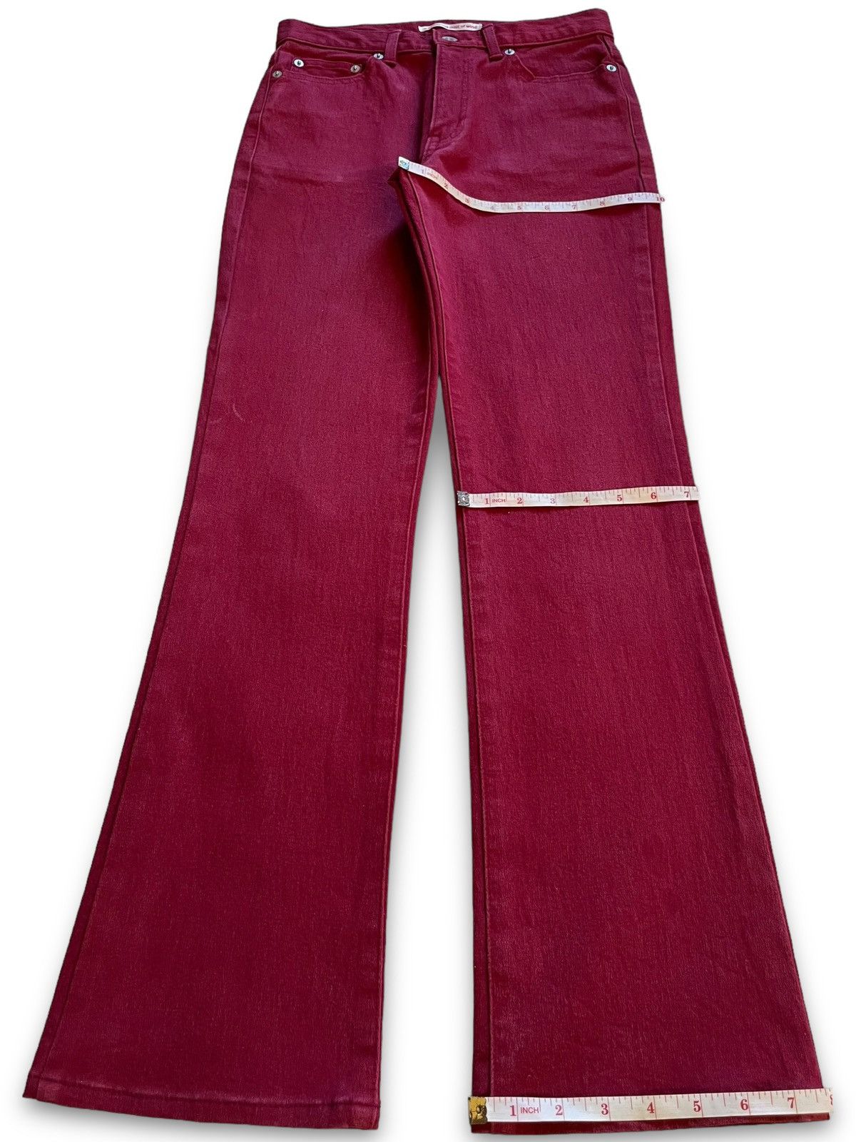 Japanese Brand SALES🔥Vintage Japanese Brand Classic Style Flare Jeans Size 28" / US 6 / IT 42 - 13 Thumbnail