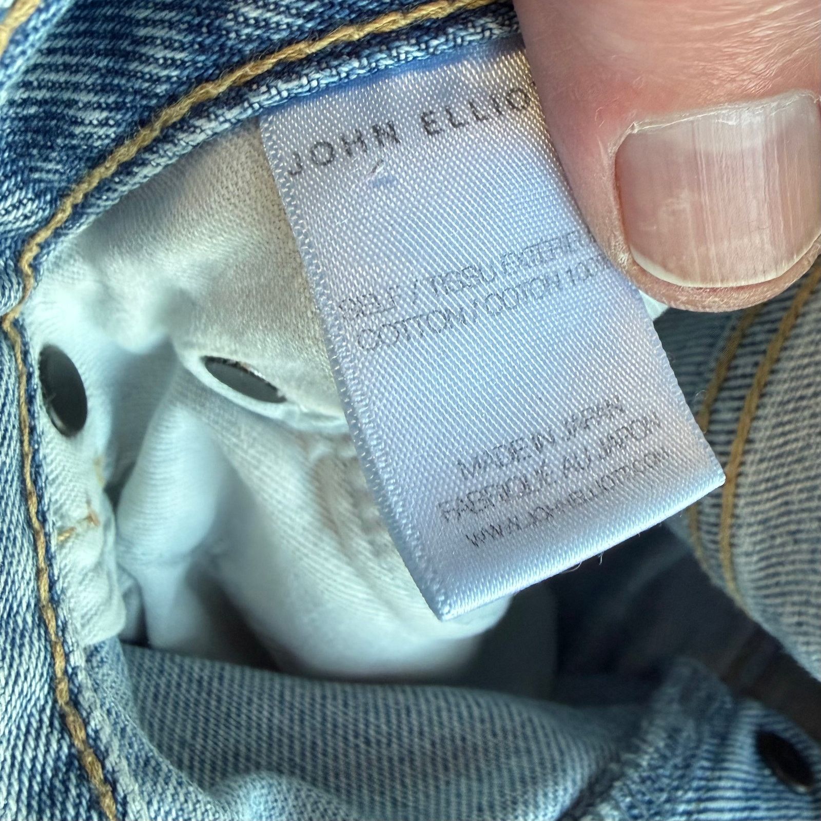 John Elliott JOHN ELLIOT: Men's "Kane" Distressed Tie-dye Jeans - 29 Size US 29 - 6 Thumbnail