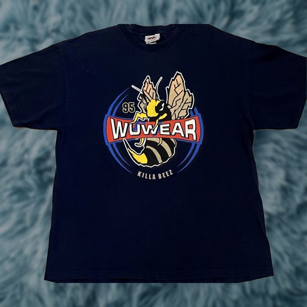 Vintage VINTAGE Wu Wear Shirt 2XL Blue Hip Hop 90s NYC Rap Tee Mens Forever Size US XXL / EU 58 / 5 - 1 Thumbnail