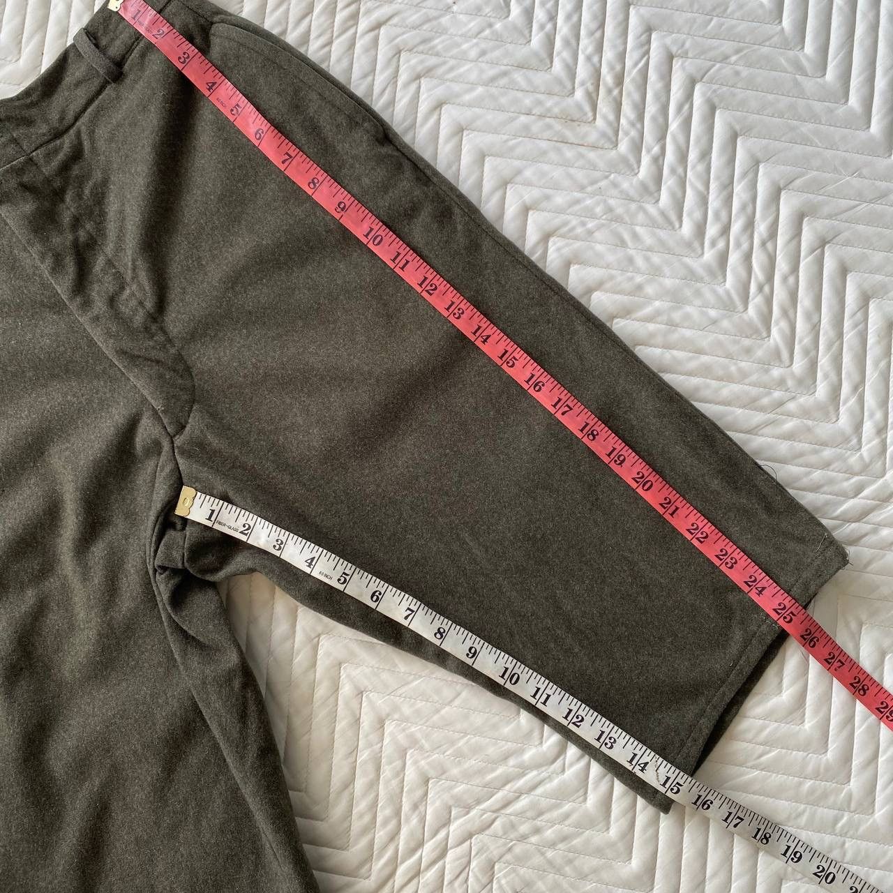 Vintage True Vintage 70s Us Army Trouser Field Wool Chinos Pant Size US 30 / EU 46 - 4 Thumbnail