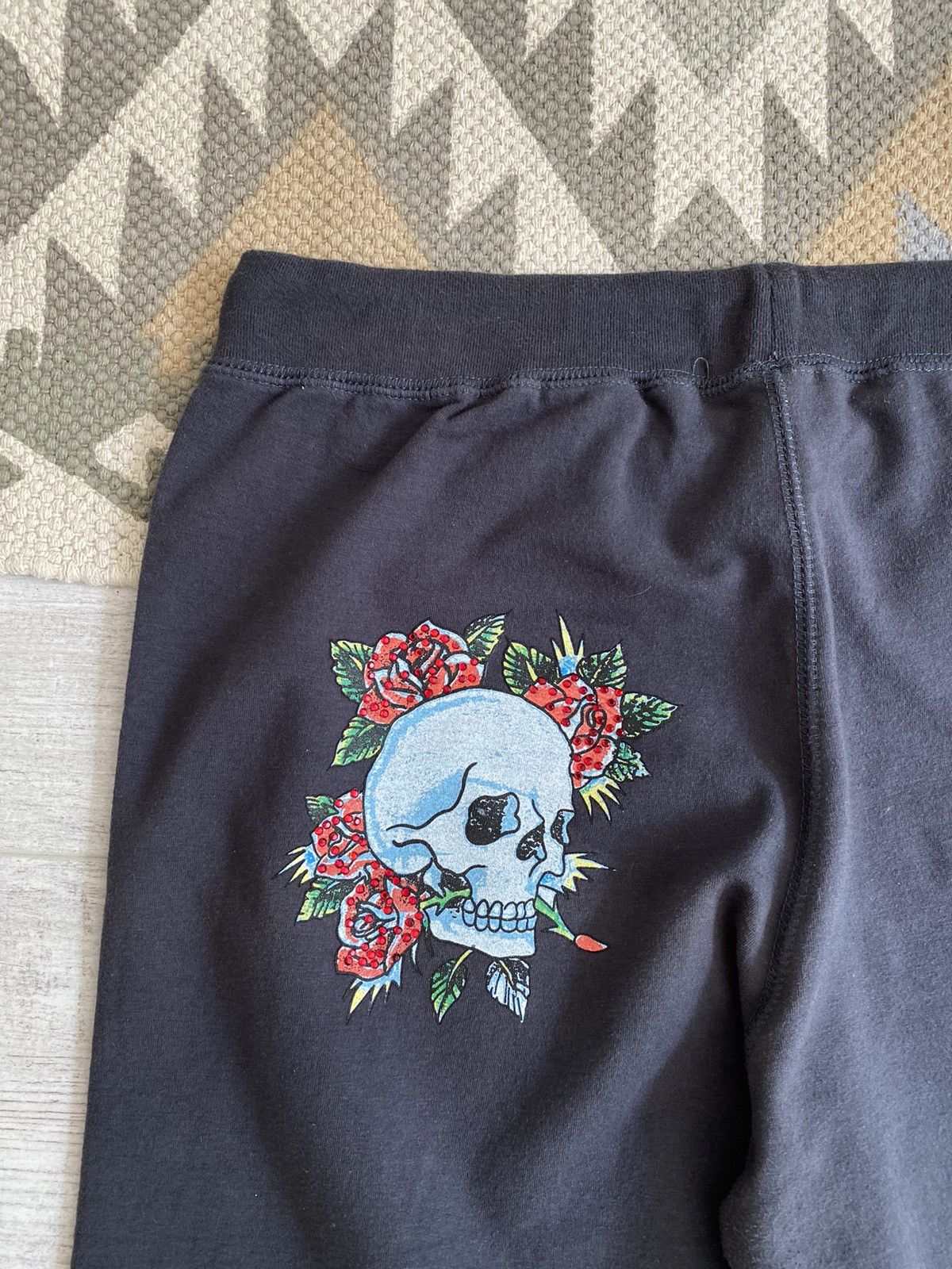 Ed Hardy Vtg Ed Hardy Womens Skull 2 Piece Suit Hoodie Pants Size L / US 10 / IT 46 - 14 Thumbnail