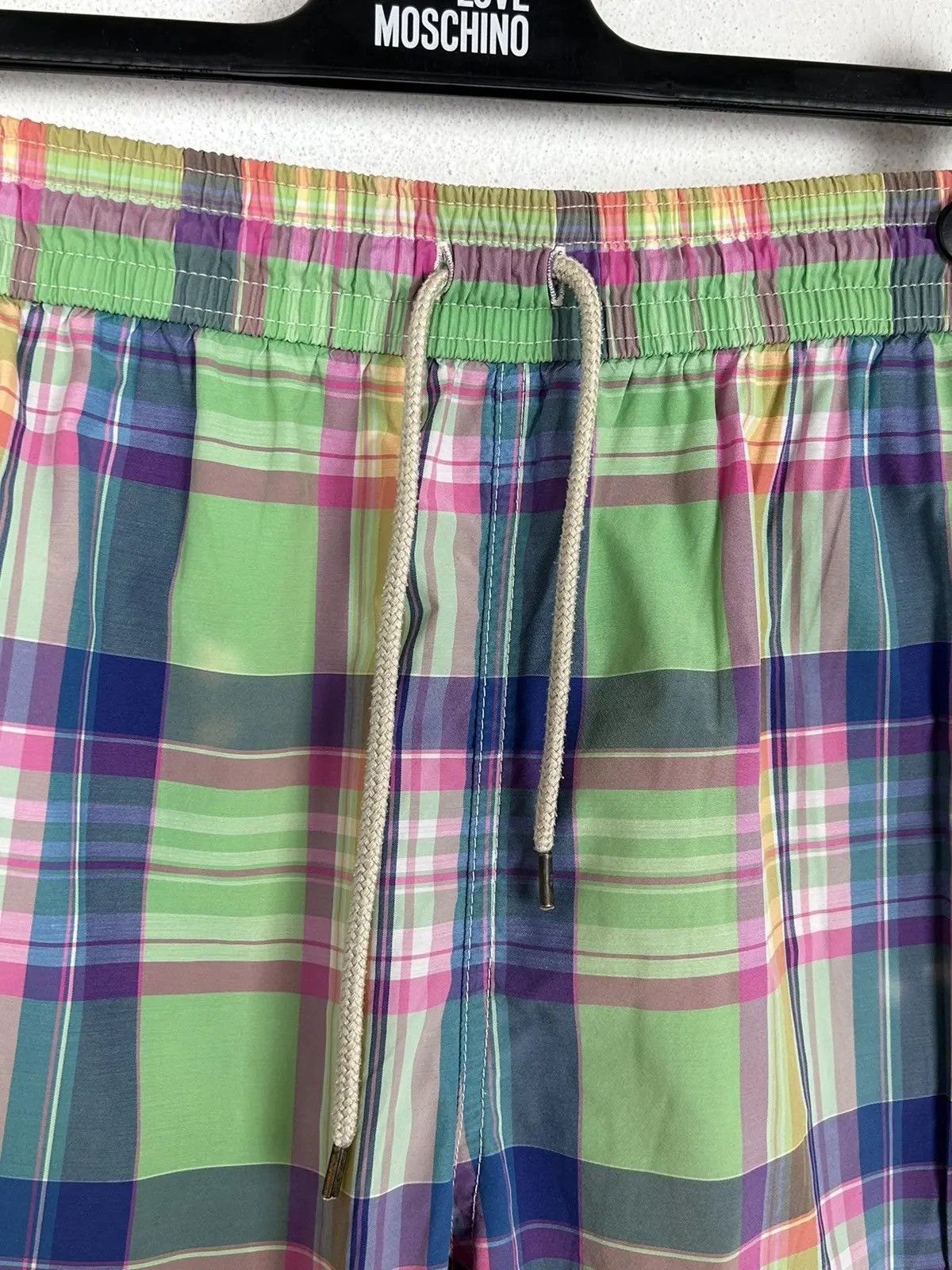 Polo Ralph Lauren Polo By Ralph Lauren Multicolor Checkered Swimwear Shorts Size US 36 / EU 52 - 4 Thumbnail
