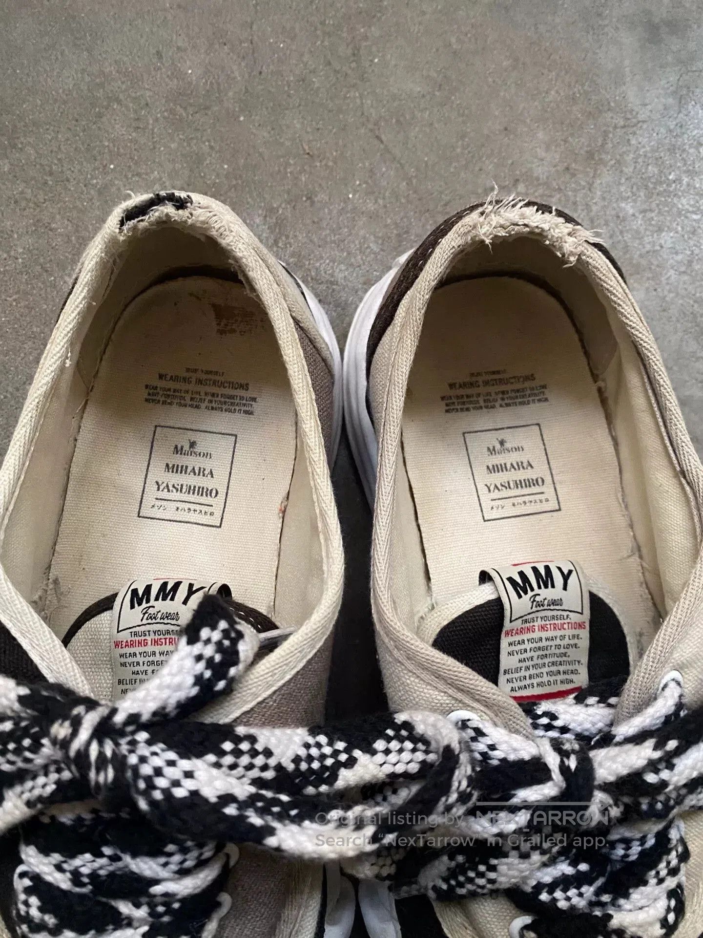 Maison MIHARA YASUHIRO Mihara Yasuhiro Converse Spliced Distressed Shoes. Size US 9 / EU 42 - 7 Thumbnail