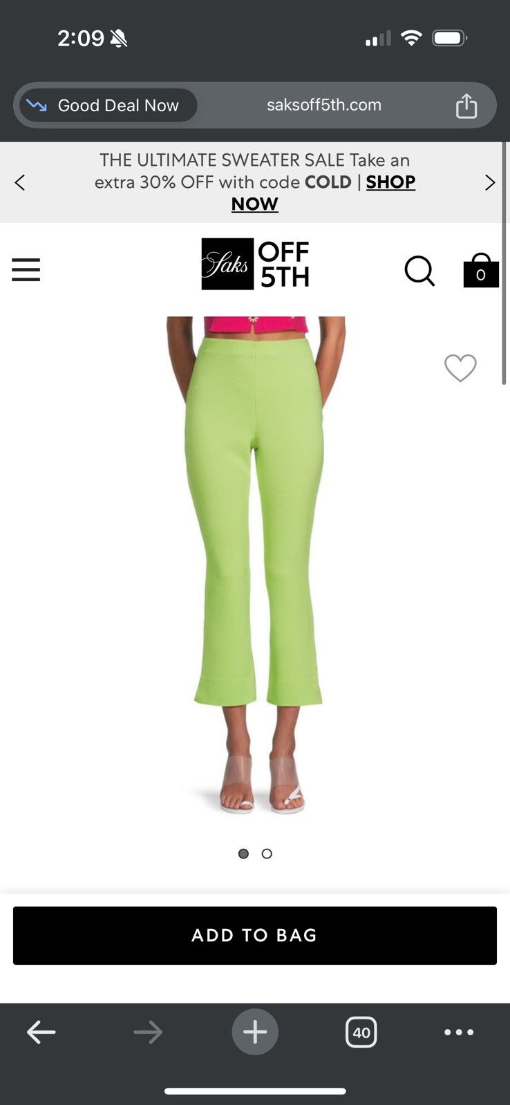 Cult Gaia CULT GAIA Marie Flare Pants size 4 Size 27" / US 4 / IT 40 - 4 Thumbnail