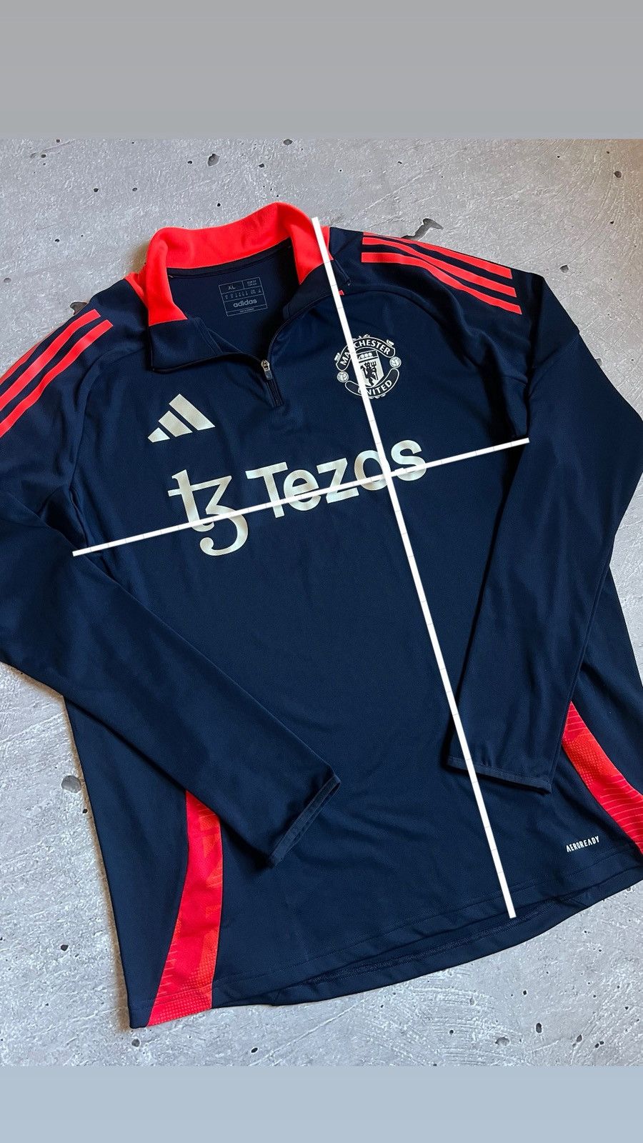Adidas Men's Wind Top Navy 2024 Manchester United Jersey New XL Size US XL / EU 56 / 4 - 2 Thumbnail