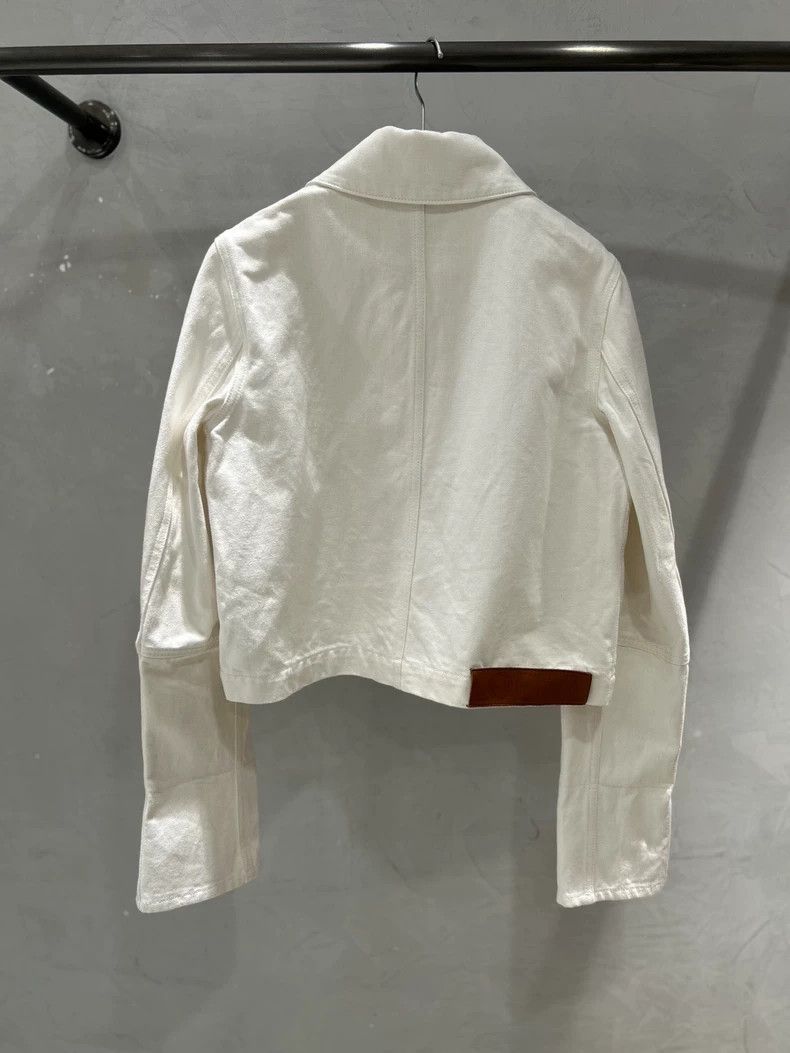 Loewe LOEWE White denim jacket Size XXS / US 00 / IT 34 - 5 Thumbnail