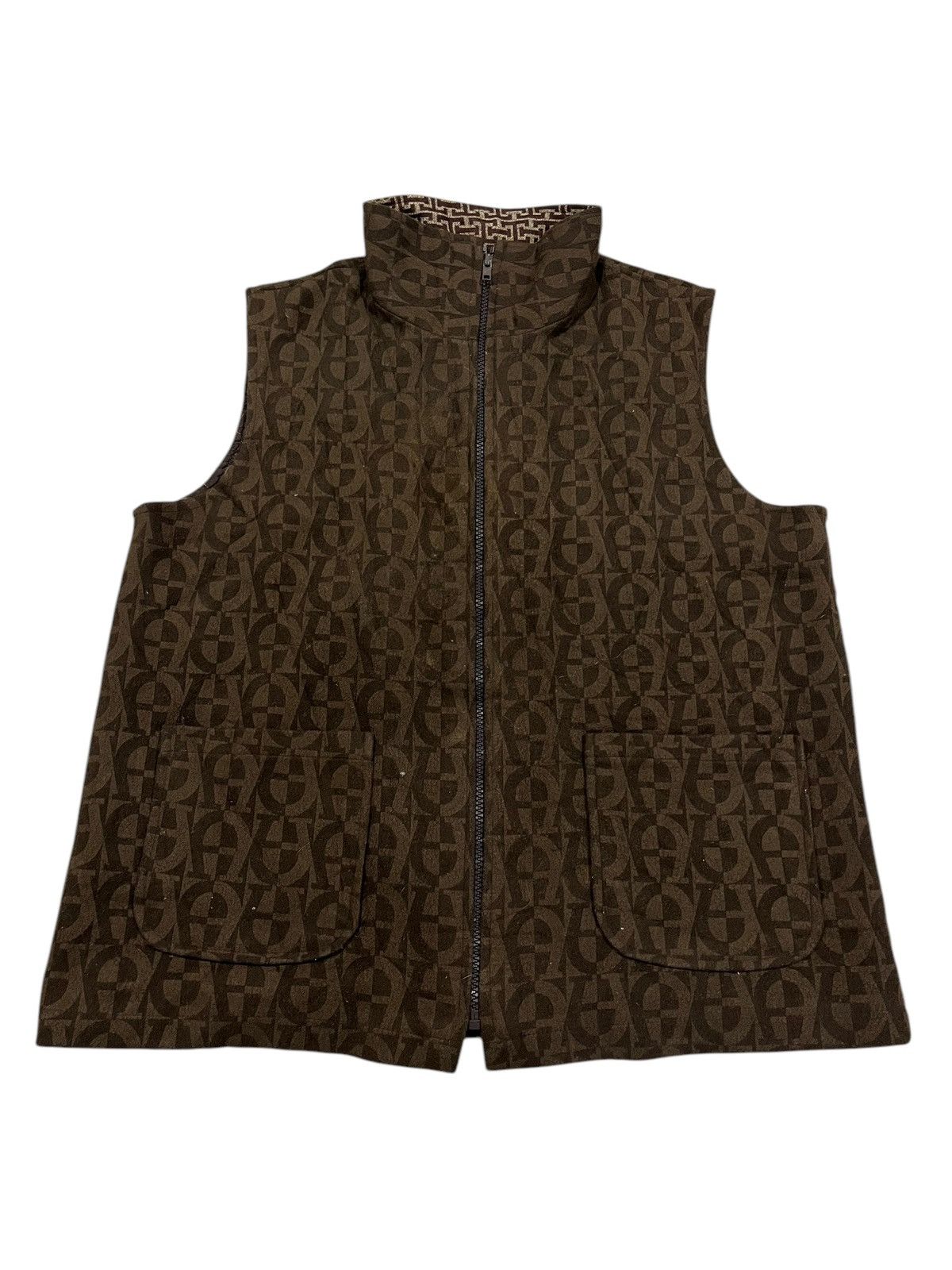 Japanese Brand 🇯🇵 JAPANESE BRAND MONOGRAM DESIGN VEST Size US M / EU 48-50 / 2 - 1 Thumbnail