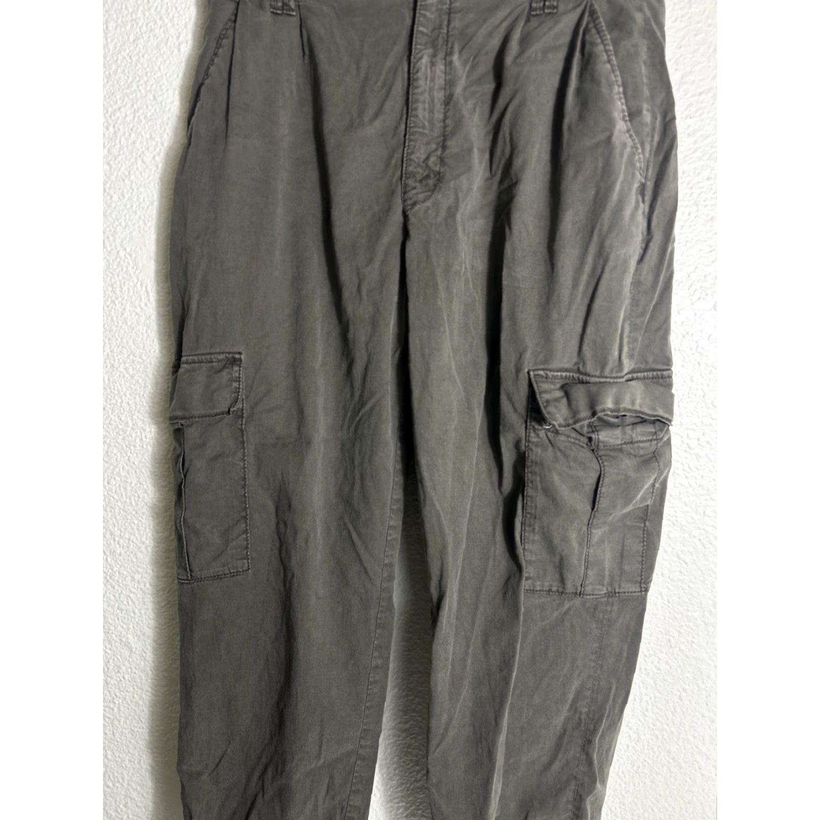 White House Black Market VINTAGE White House Black Market cargo pants Olive 30x24 Size 8 Women Tapered Regular Adult Pants Womens Size 30" / US 8 / IT 44 - 3 Thumbnail
