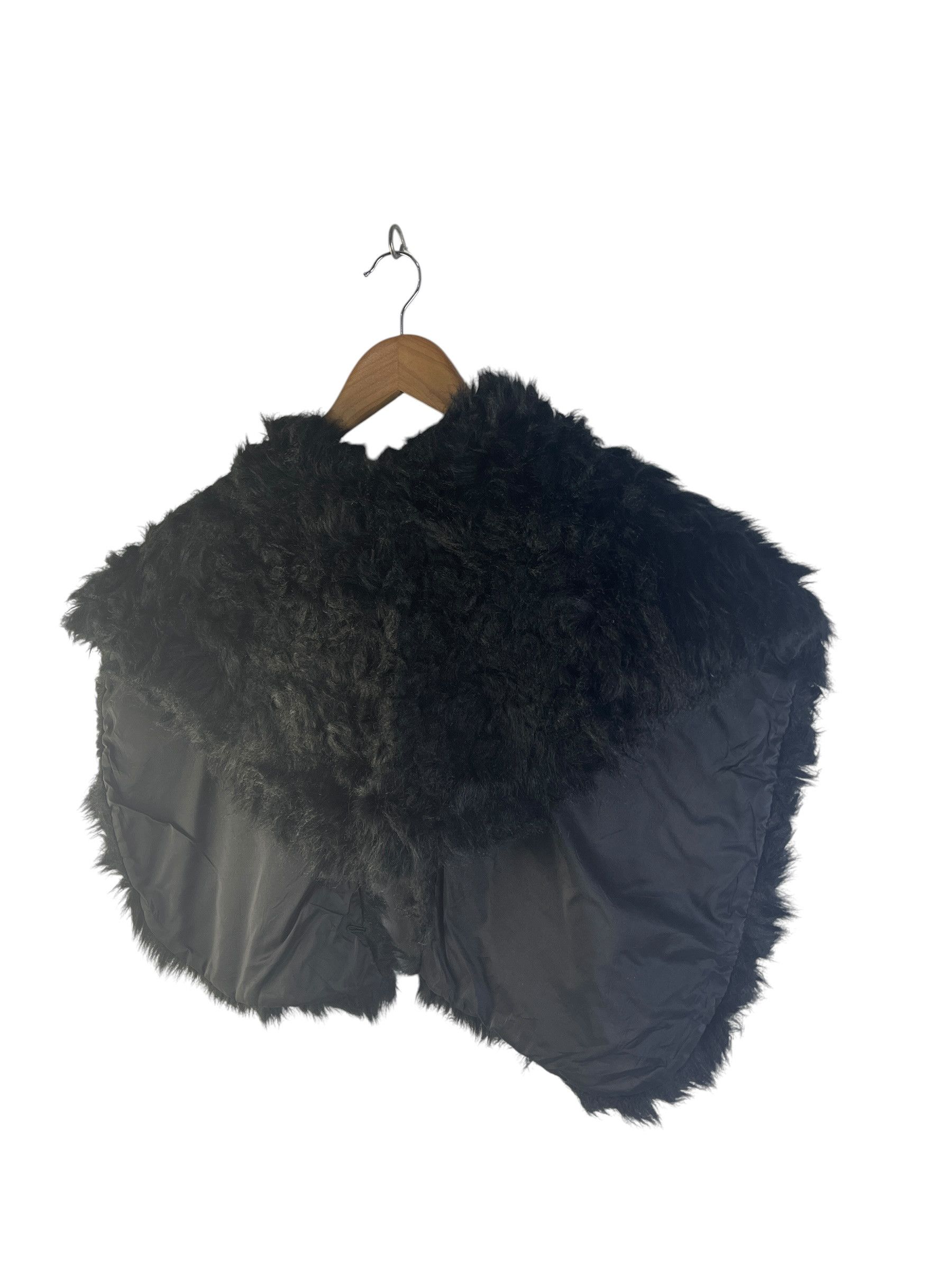 Comme des Garcons Comme des Garçons 1999 Faux Fur Cropped Cape Bolero Jacket Size M / US 6-8 / IT 42-44 - 9 Thumbnail