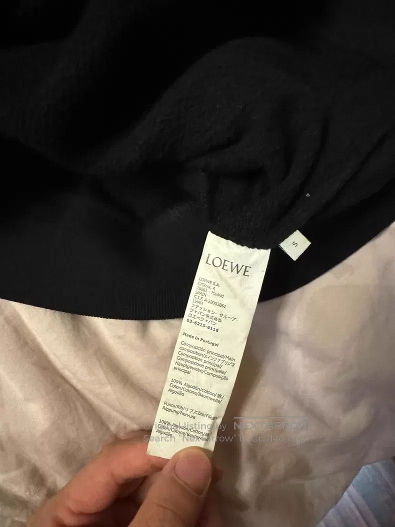 Loewe Loewe Classic Black Hooded Sweater Size US S / EU 44-46 / 1 - 2 Thumbnail