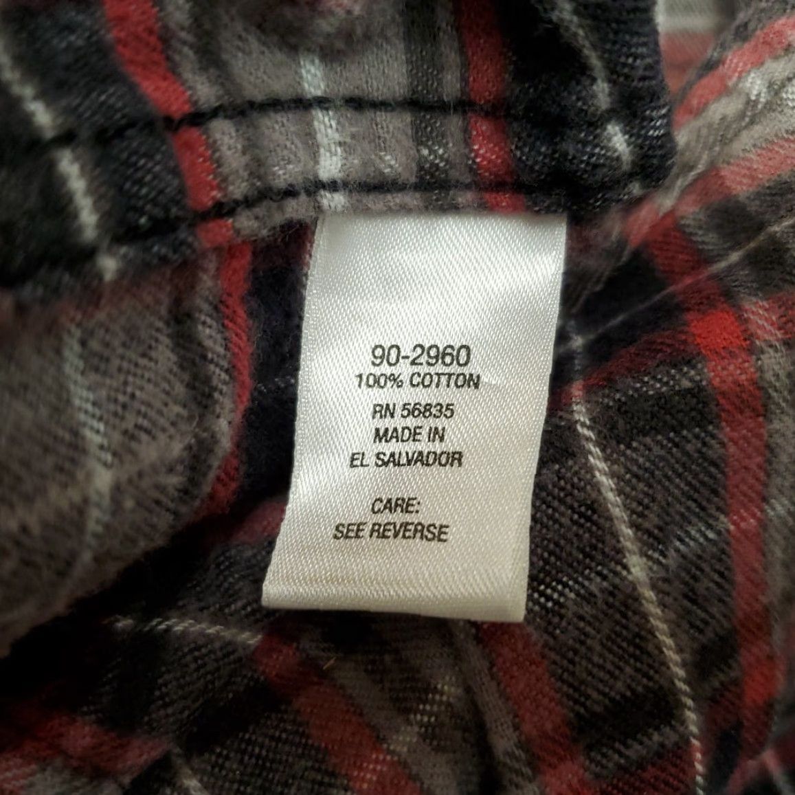 Vintage Cabela's Flannel Shirt Men L Plaid 100% Cotton Button Down Outdoors Classic Cabin, Red, Cotton, Button-Up, Long Sleeve, Casual, Workwear, 1900s? Size US L / EU 52-54 / 3 - 4 Thumbnail