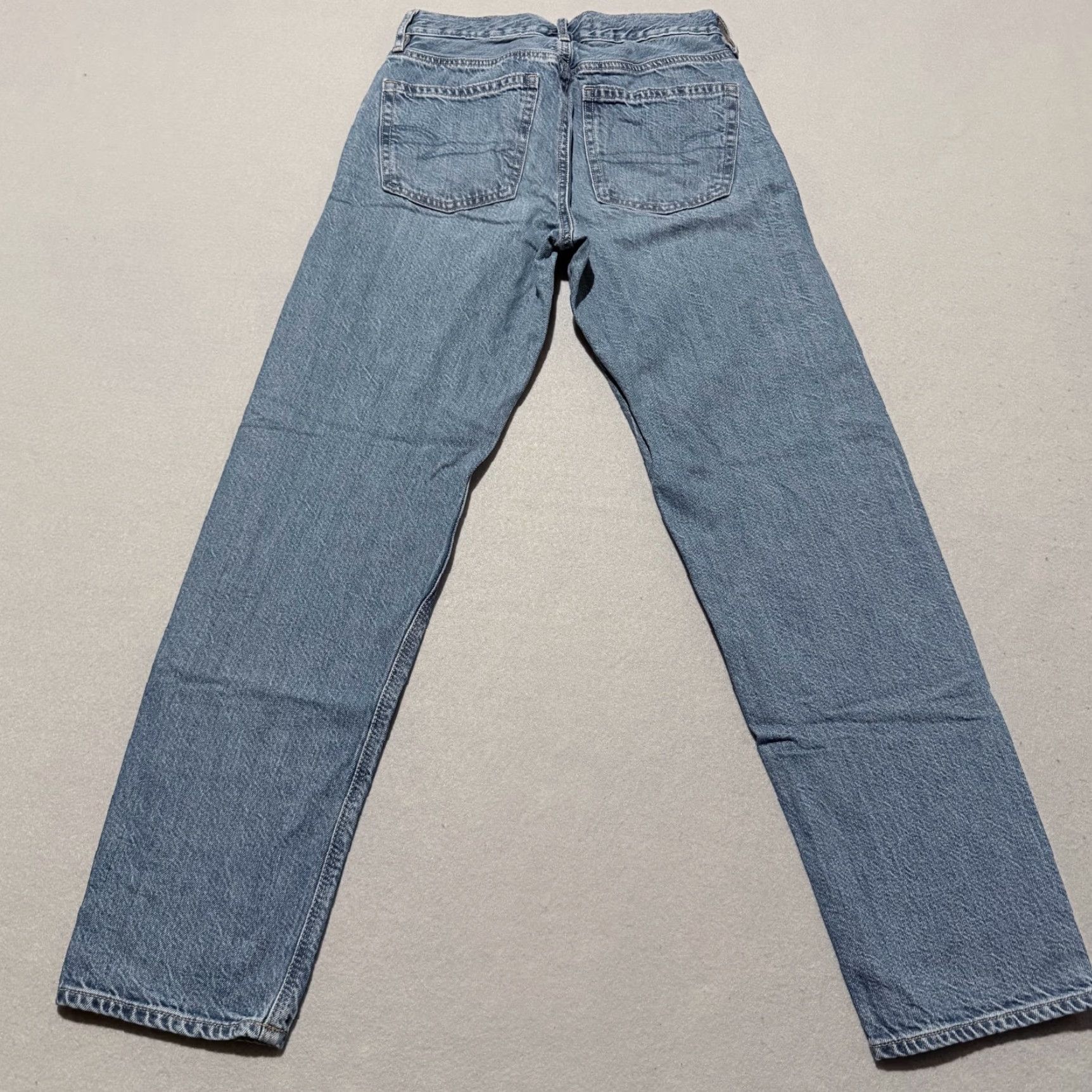 American Eagle Outfitters American Eagle 90s Straight Jeans Women's Blue Denim Pockets Zip Fly 00 Short Short Womens jeans Blue 90s Straight Jeans Womens 00 Short Size 24" / US 00 / IT 34 - 2 Thumbnail