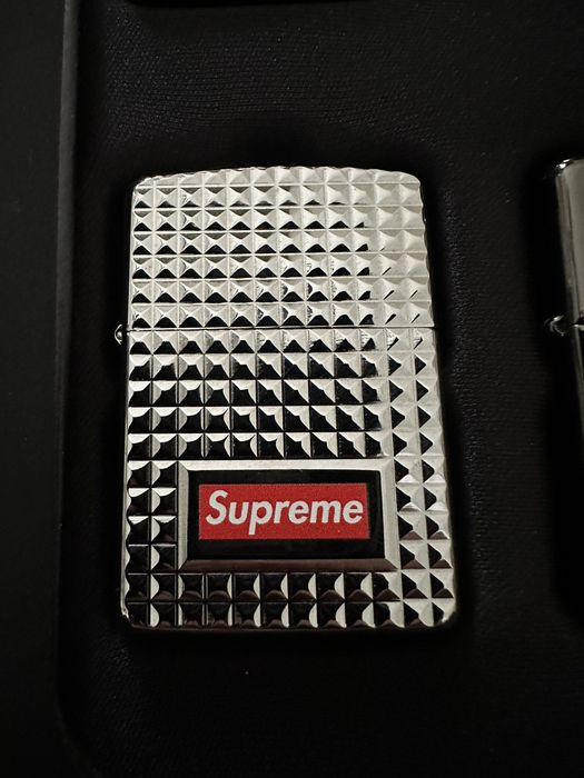 Supreme Supreme Diamond Cut Zippo Lighter | Grailed