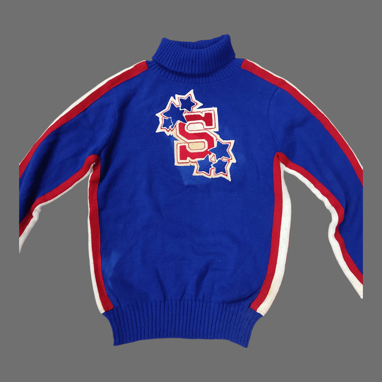 Vintage Vintage 80s 90s American Football Cheerleader Knit Sweater Size M / US 6-8 / IT 42-44 - 3 Thumbnail