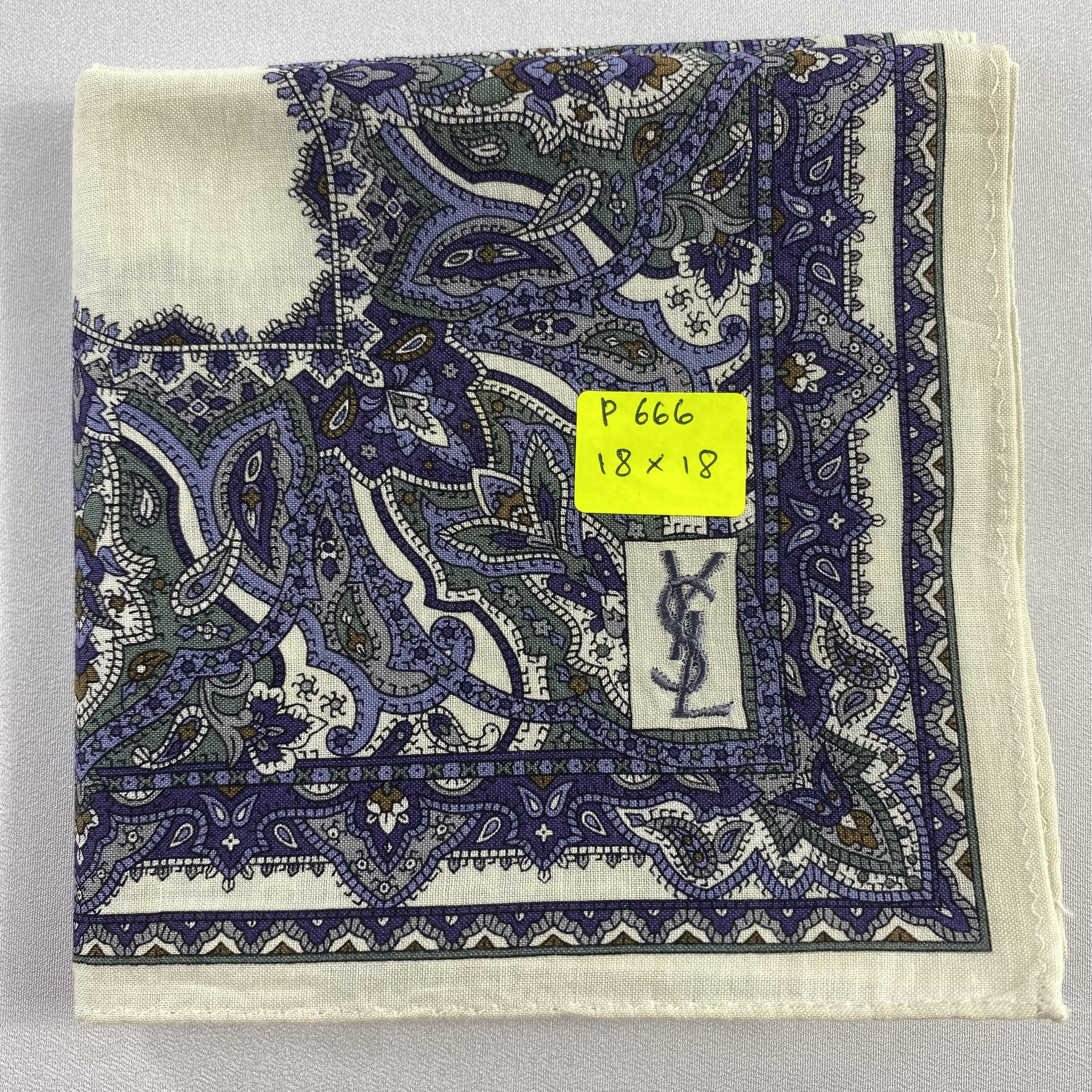 Vintage Yves Saint Laurent Neckerchief / Handkerchief-P666 Size ONE SIZE - 5 Thumbnail