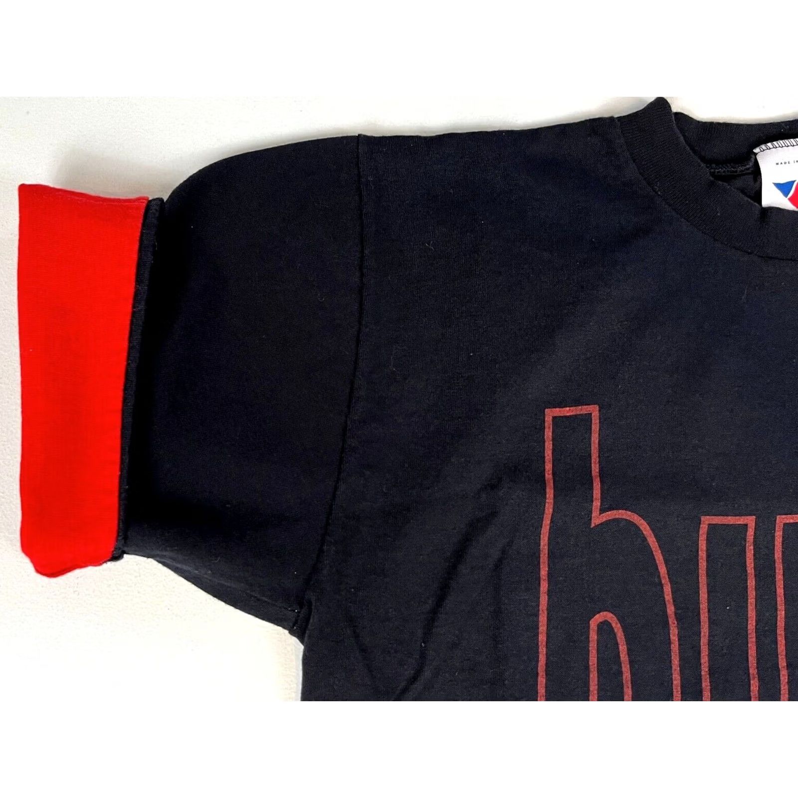Vintage Artex Sportswear Men’s Vintage 90s Chicago Bulls T-Shirt Shirt Small Black 100% Cotton 1990s Sports Mens Size US S / EU 44-46 / 1 - 7 Thumbnail