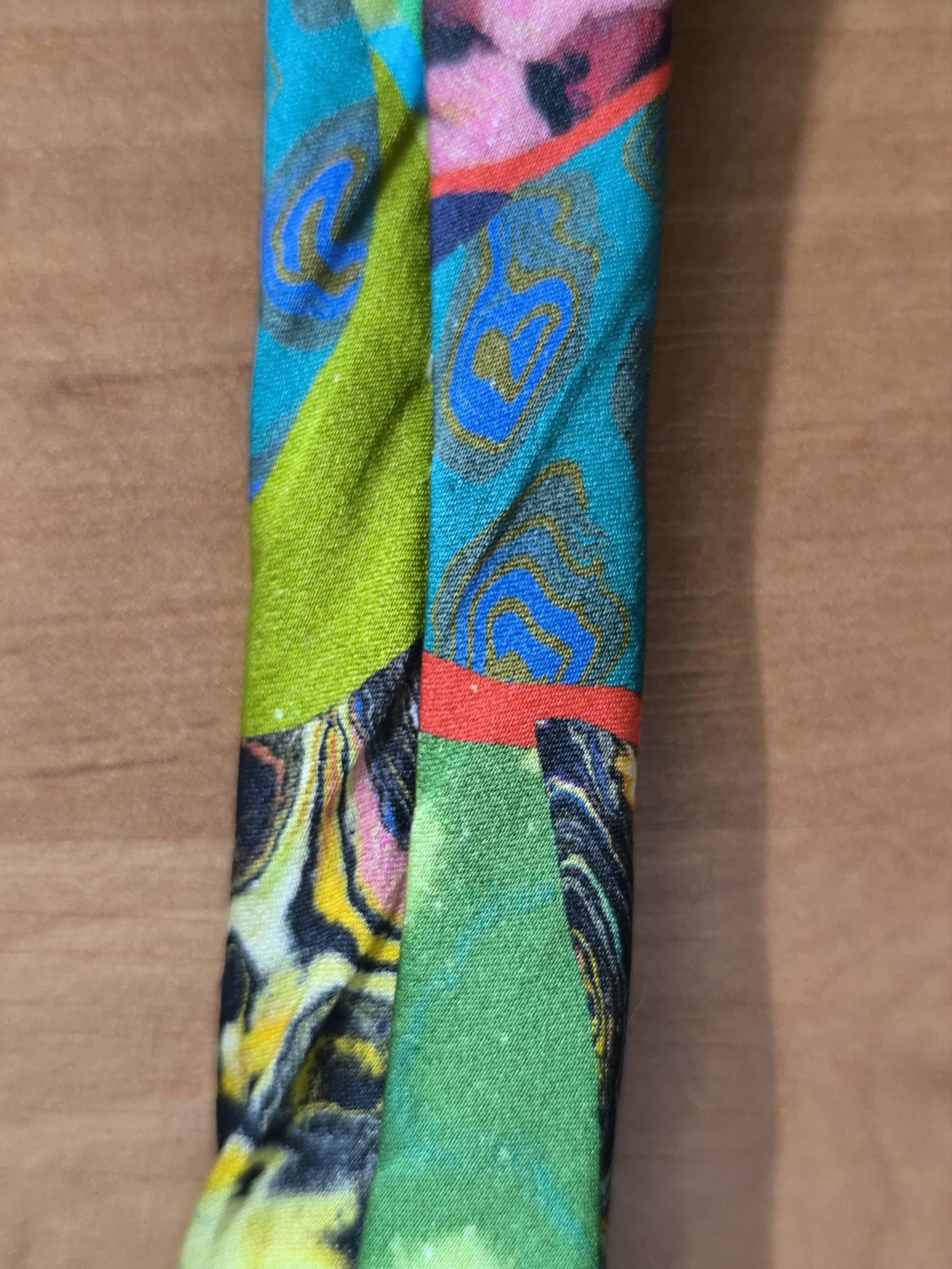 Yohji Yamamoto Yohji Yamamoto POUR HOMME Vintage Abstract Silk Tie Made in Size ONE SIZE - 24 Thumbnail