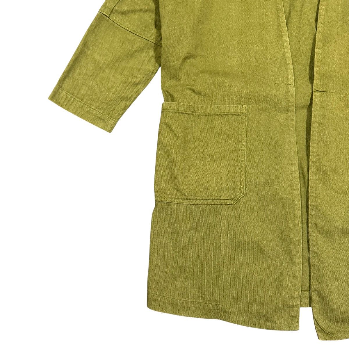 Toyo Enterprises Vtg🔥Domingo Hbt Kimono Cardigan Olive Green Military Style Size US M / EU 48-50 / 2 - 11 Thumbnail