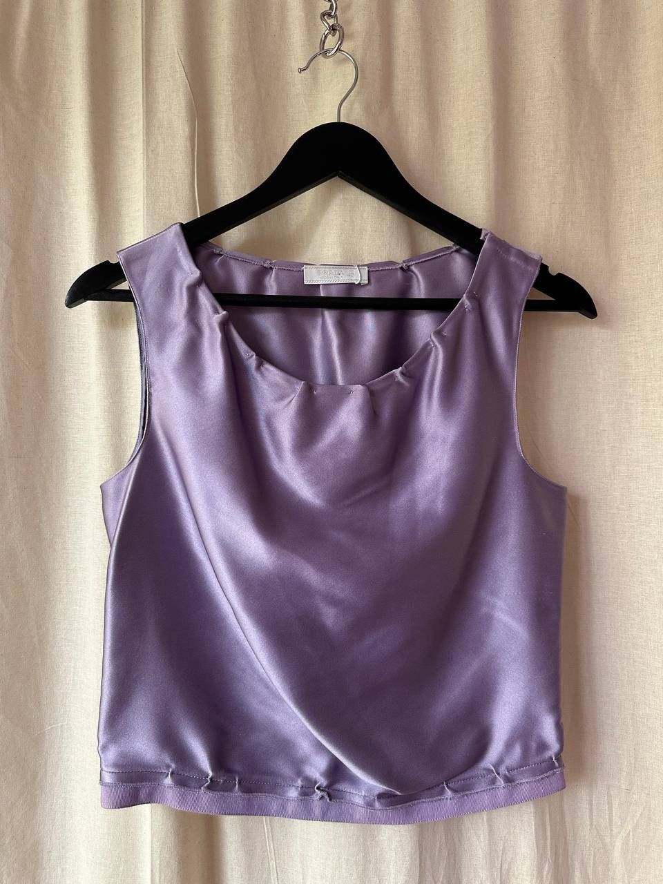Prada 2003 Prada Nylon & Silk Top Size US S / EU 44-46 / 1 - 1 Thumbnail